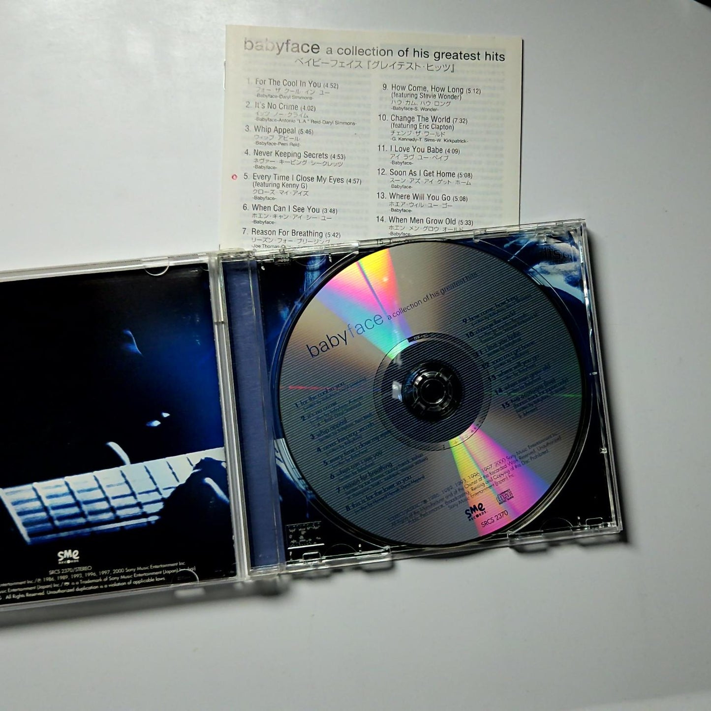 Babyface – A Collection Of His Greatest Hits (CD, 2000) Japan SRCS 2370