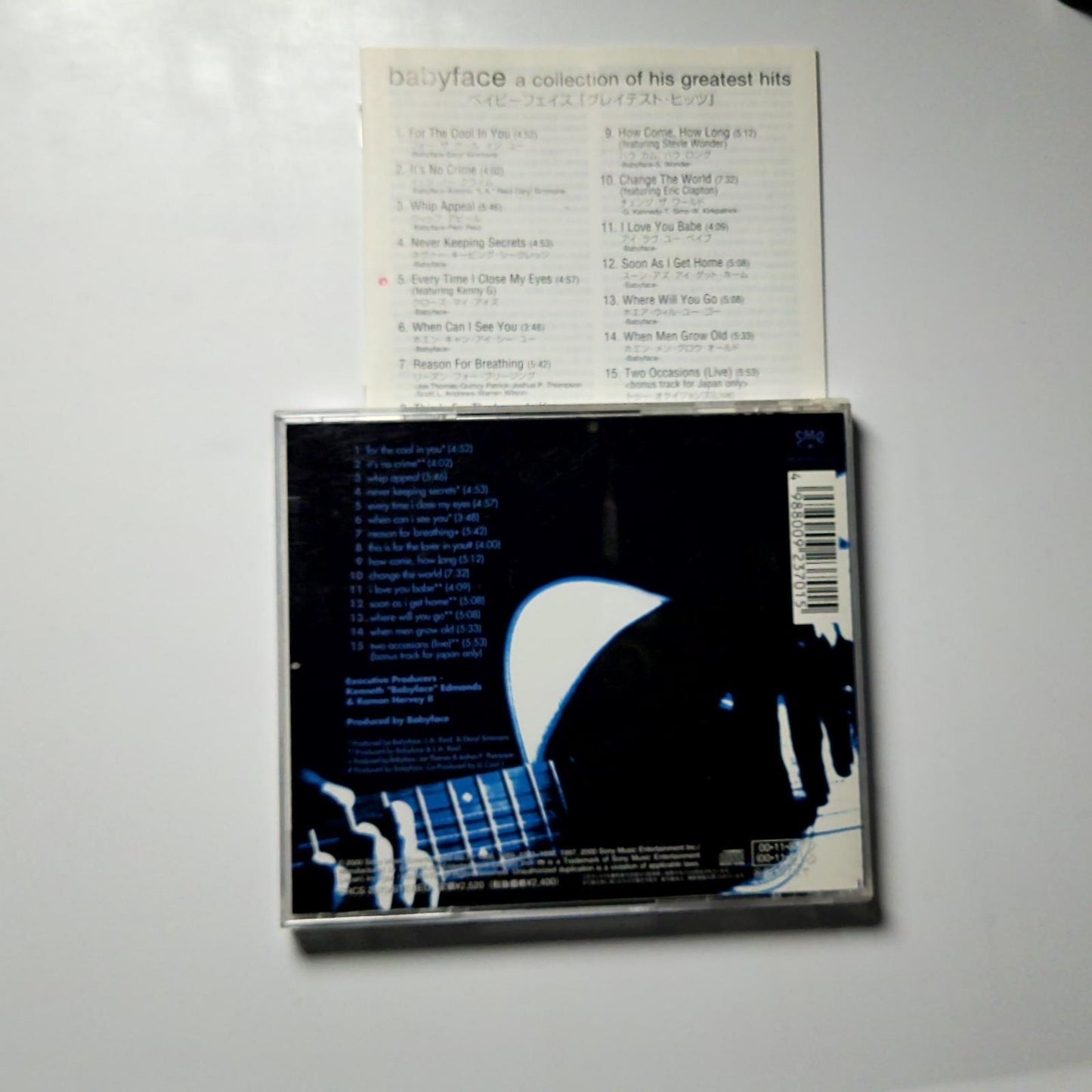 Babyface – A Collection Of His Greatest Hits (CD, 2000) Japan SRCS 2370