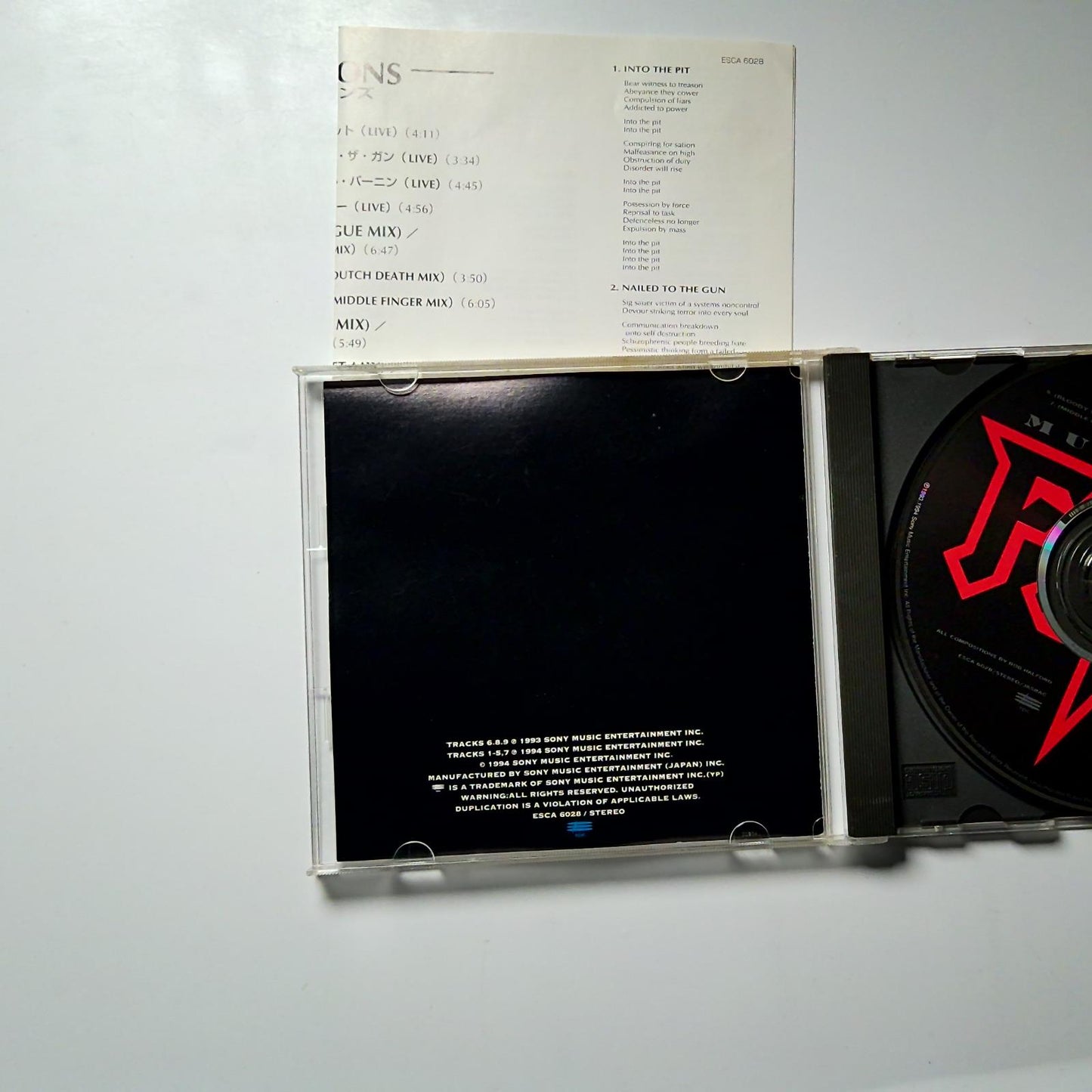 Fight – Mutations (CD, 1994) Japan ESCA 6028