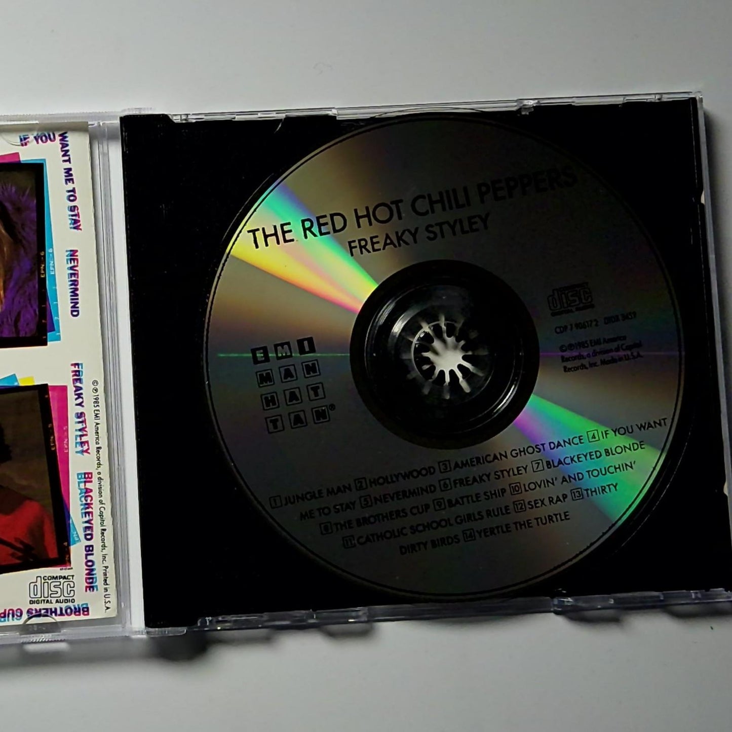 Red Hot Chili Peppers – Freaky Styley (CD, 1990) US CDP 79 0617 2