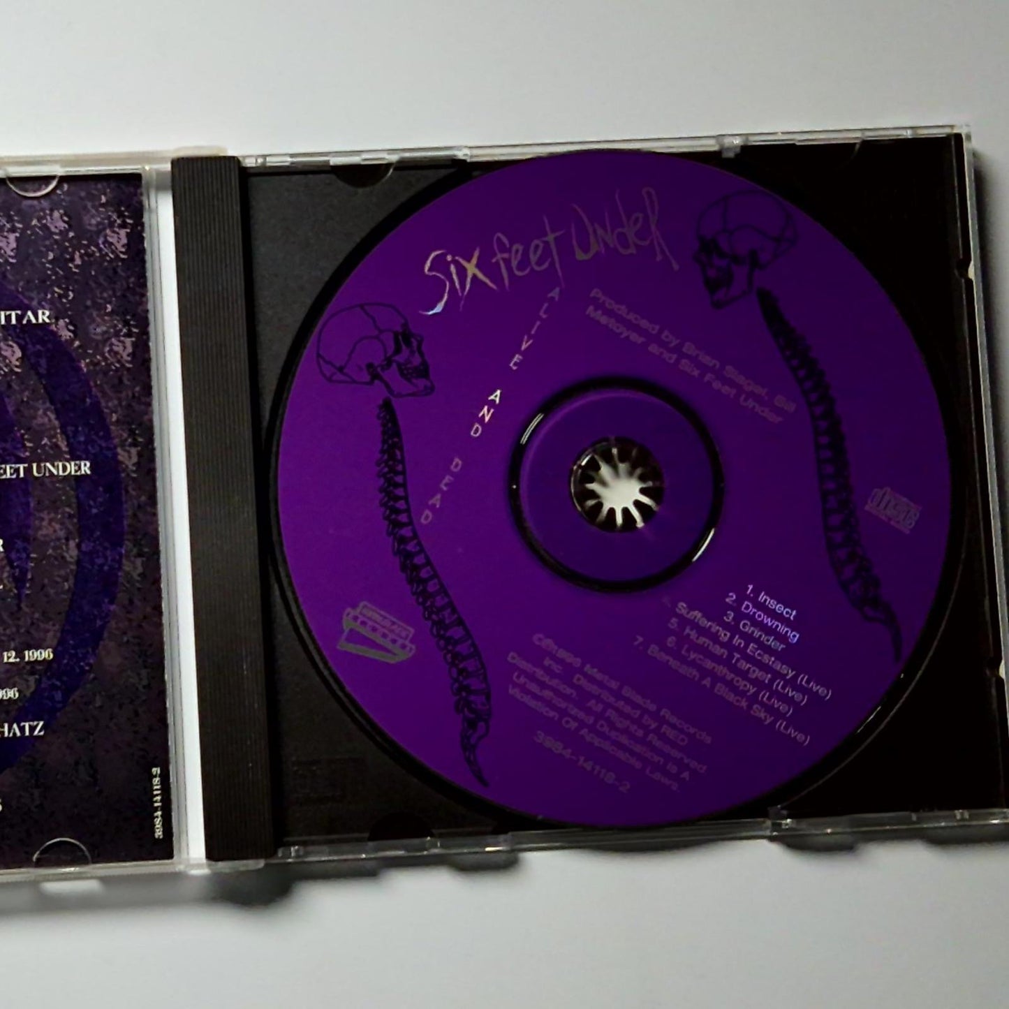 Six Feet Under – Alive And Dead (CD, 1996) US 3984-14118-2