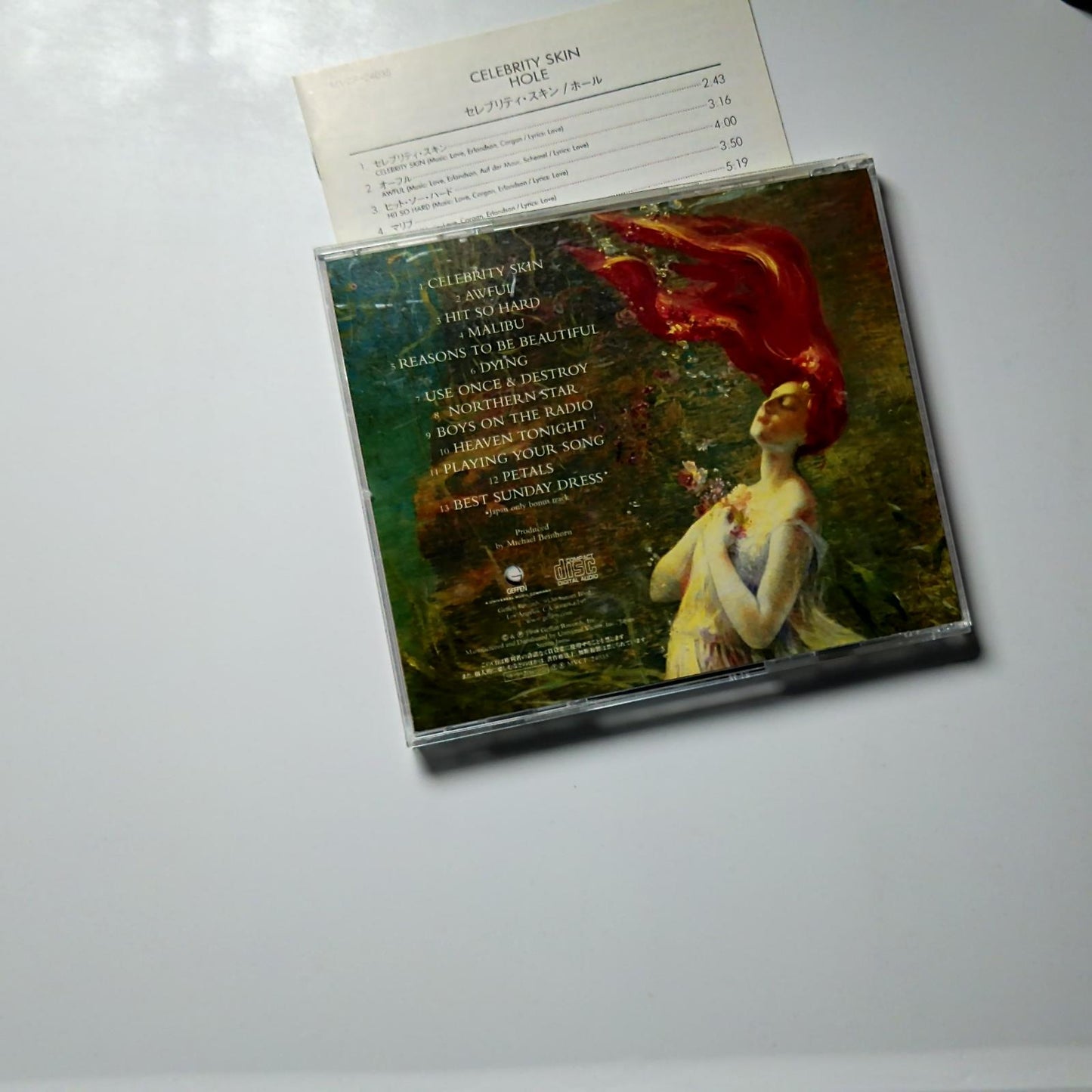 Hole – Celebrity Skin (CD, 1998) Japan Bonus Track MVCF-24035