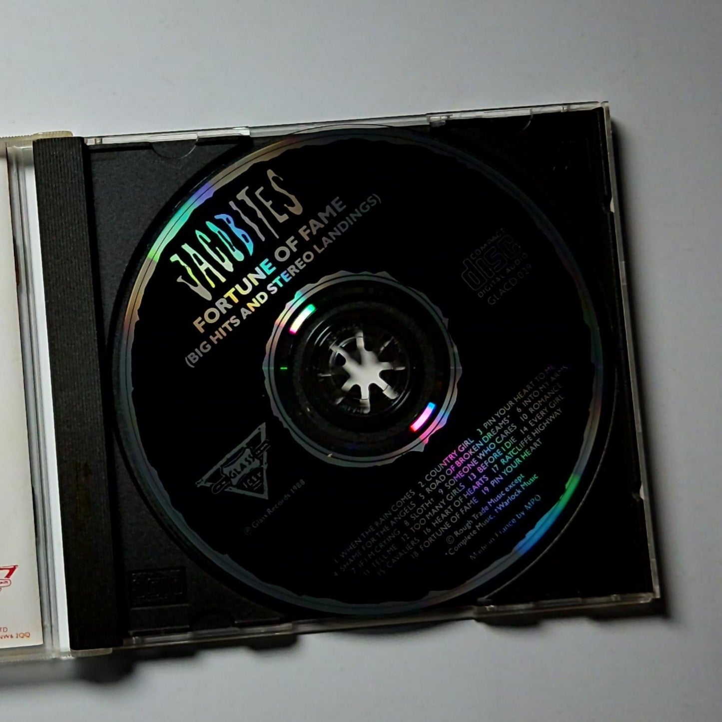 Nikki Sudden, Dave Kusworth, The Jacobites – Fortune Of Fame (CD, 1988) UK