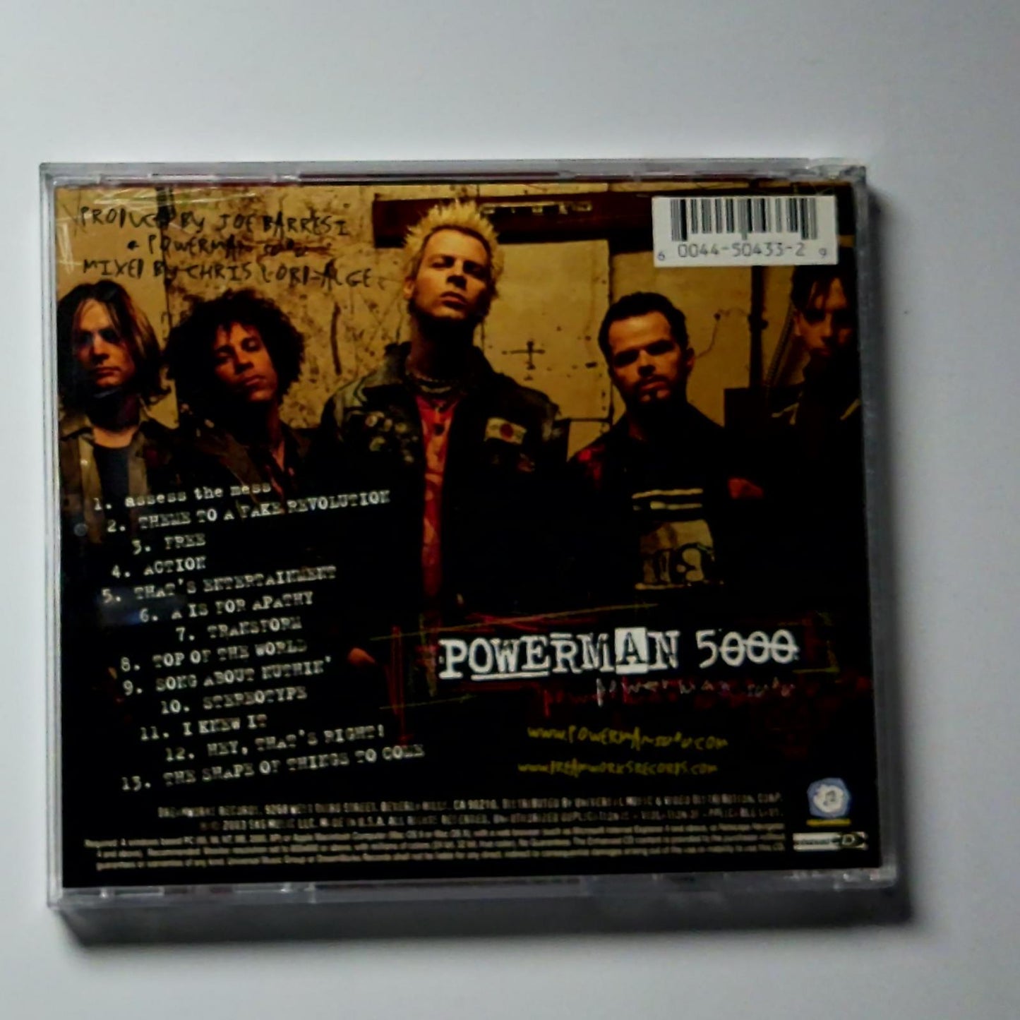 Powerman 5000 – Transform (CD, 2003) US 0044-50433-2