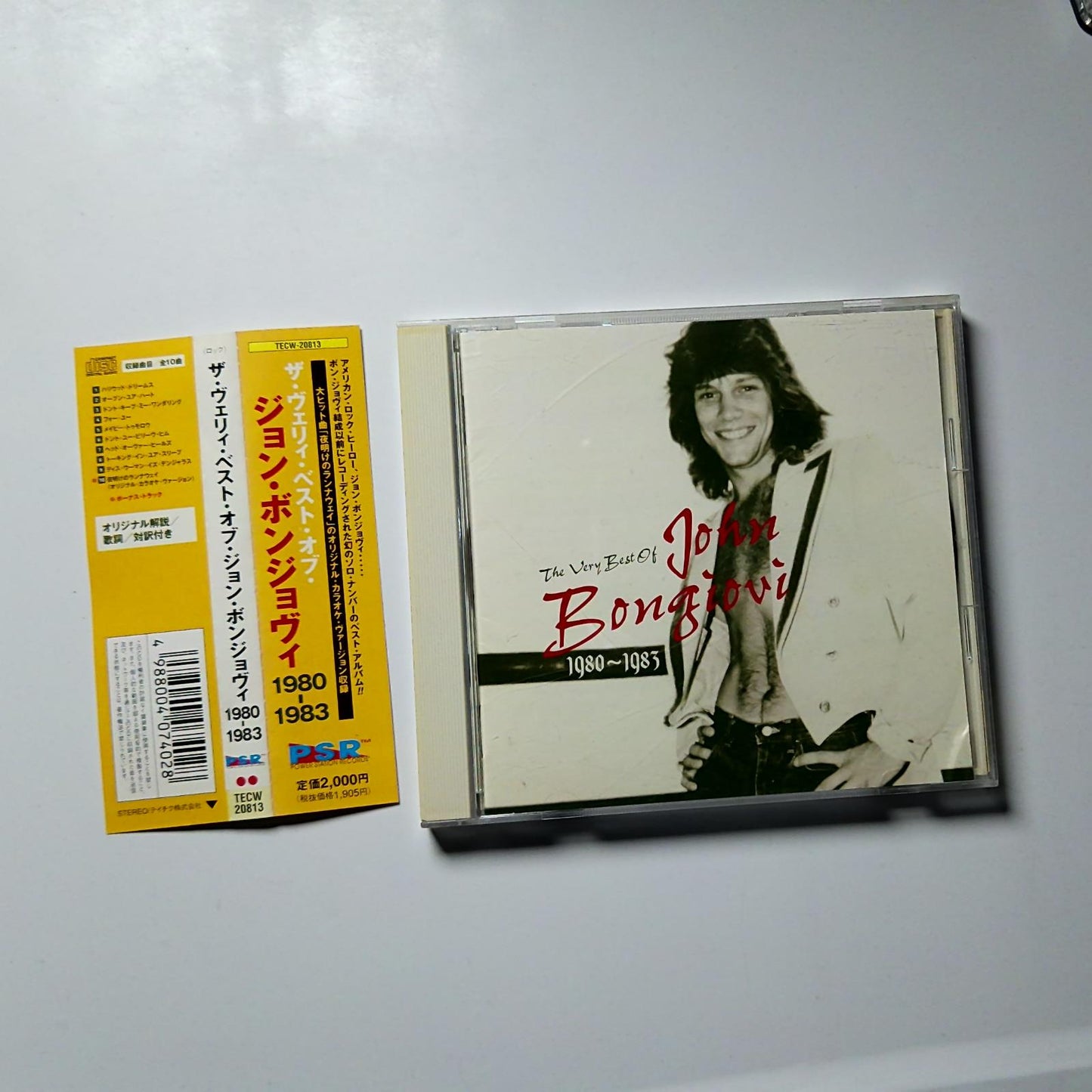 Jon Bon Jovi – The Very Best Of 1980-1983 (CD, 1998) Japan obi TECW-20813