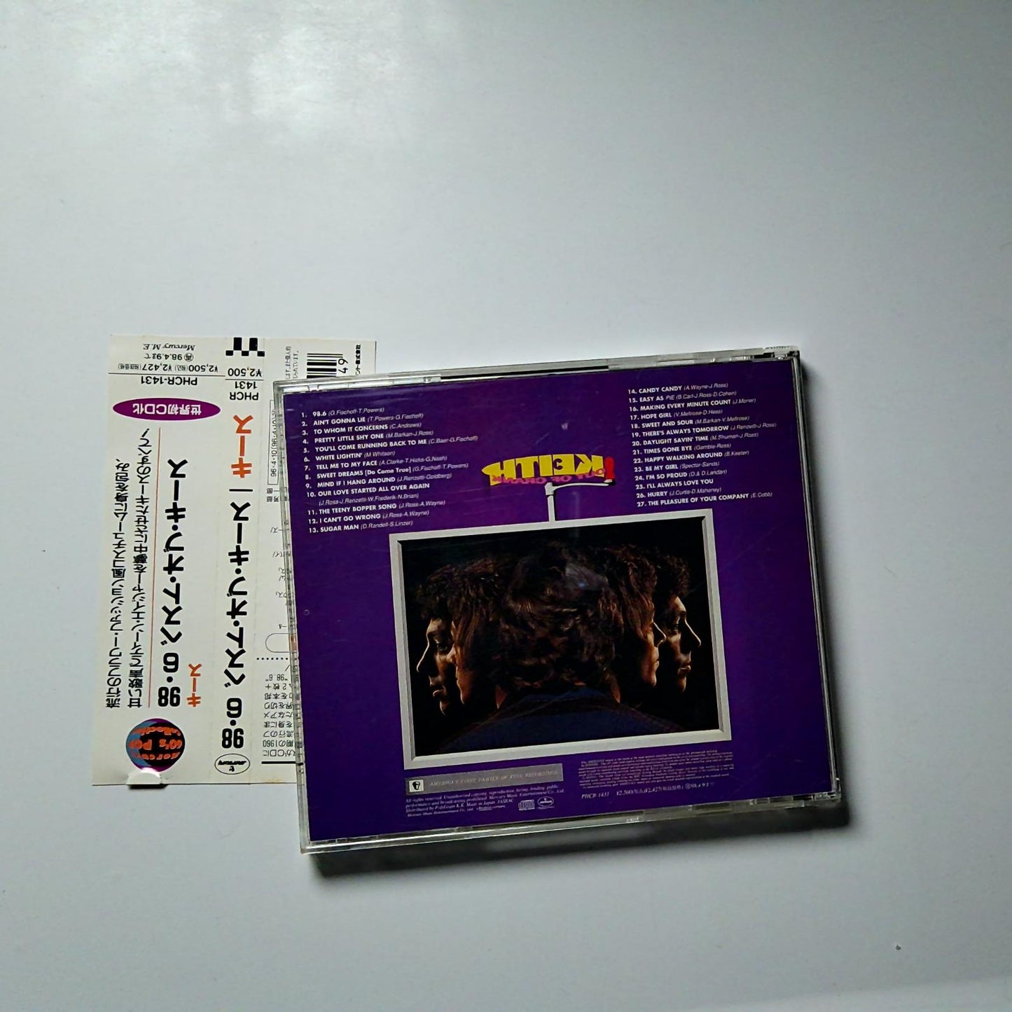Keith – 98.6 Best Of Keith (CD, 1996) Japan obi PHCR-1431