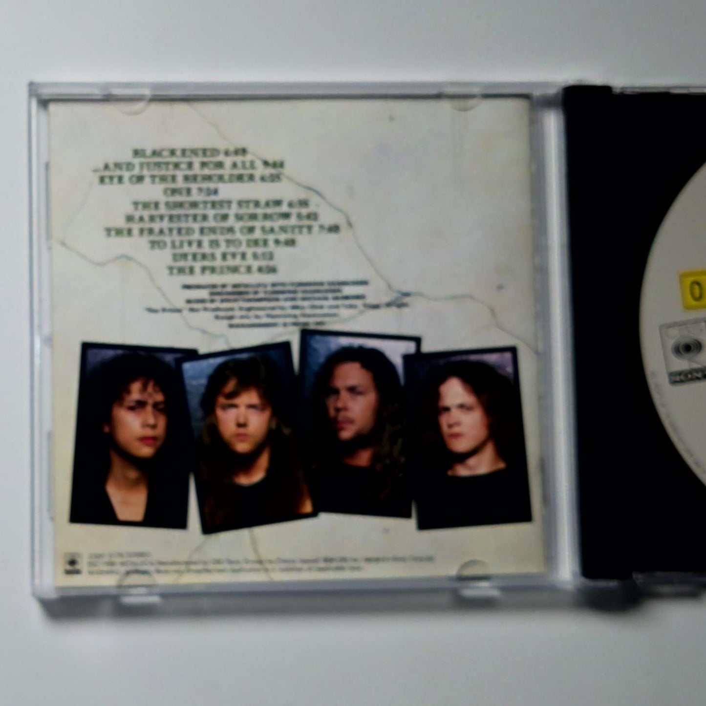 Metallica – ...And Justice For All (CD, 1988) Japan 25DP 5178