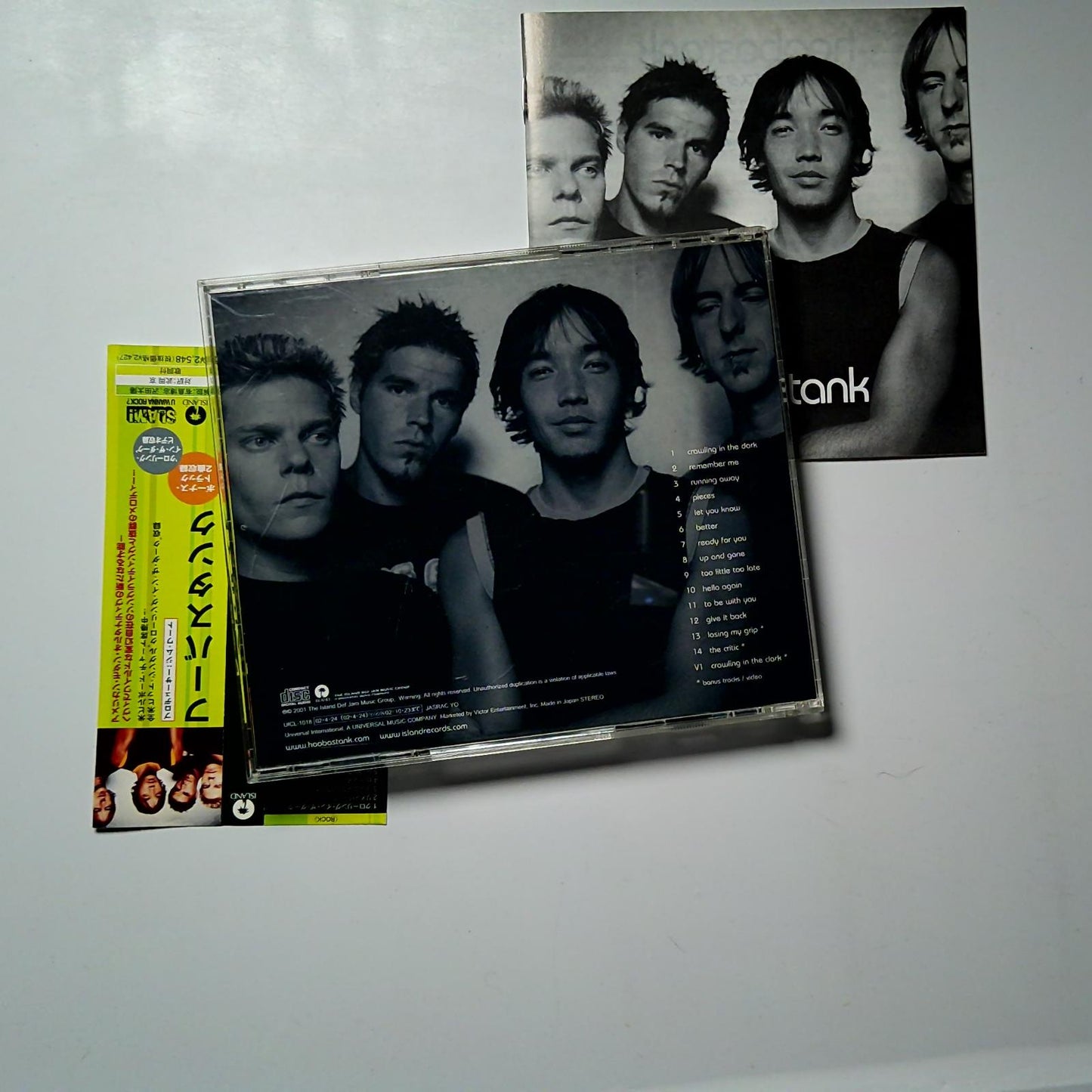 Hoobastank – Hoobastank (CD, 2002) Japan Bonus Track obi UICL-1018