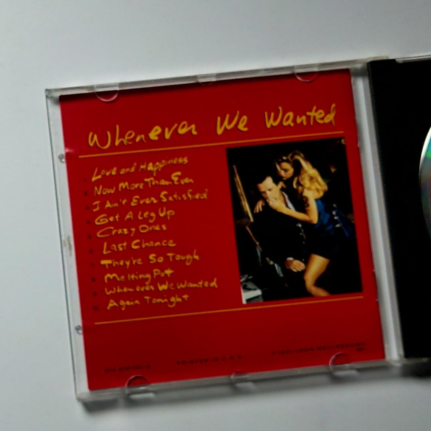 John Cougar Mellencamp – Whenever We Wanted (CD, 1991) US 314 510 151-2