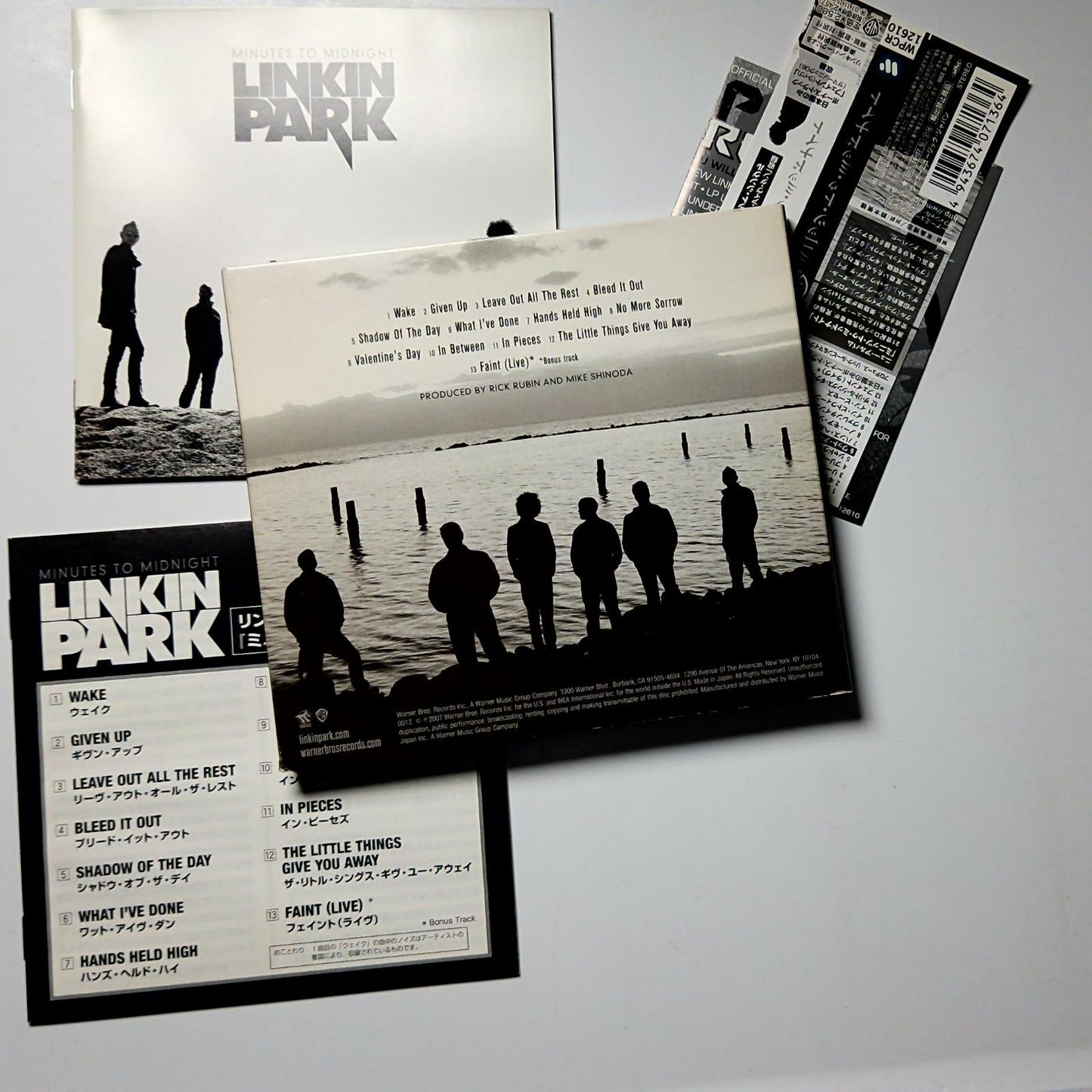 Linkin Park – Minutes To Midnight (CD, 2007) Japan Bonus Track obi WPCR-12610