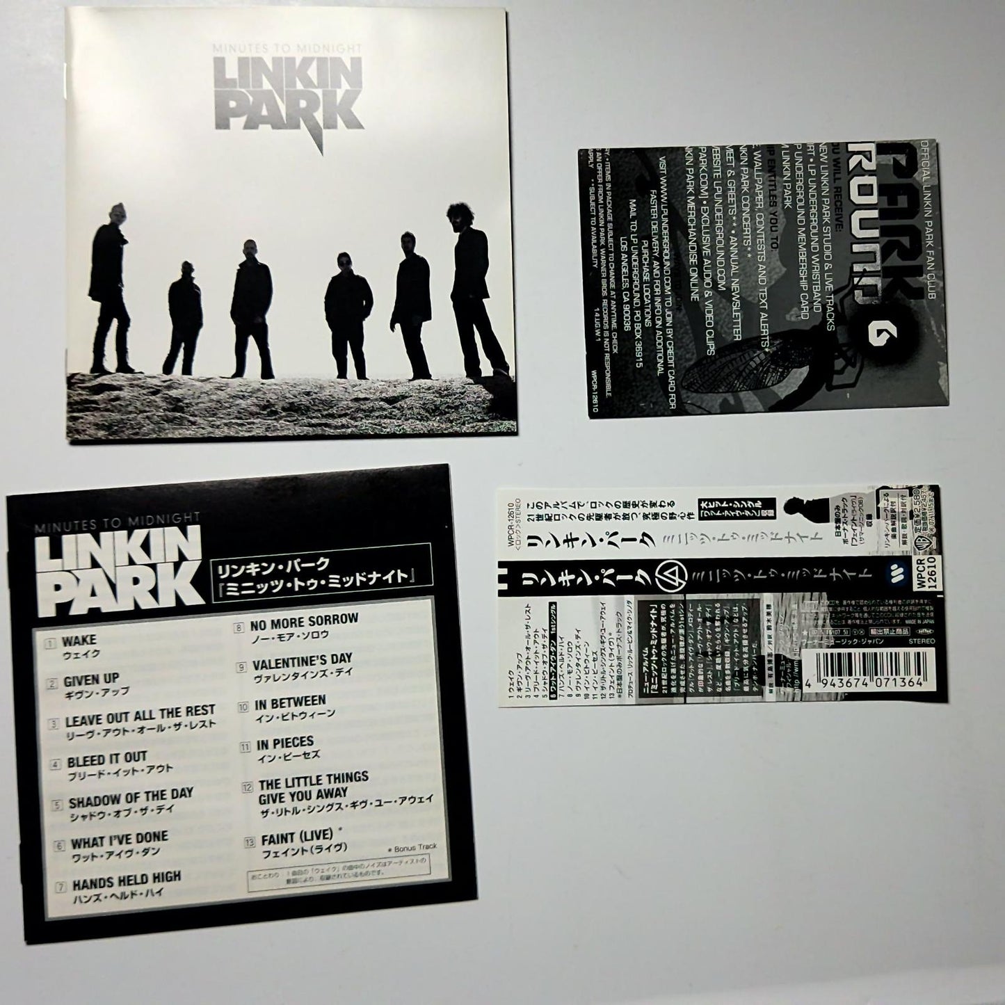 Linkin Park – Minutes To Midnight (CD, 2007) Japan Bonus Track obi WPCR-12610