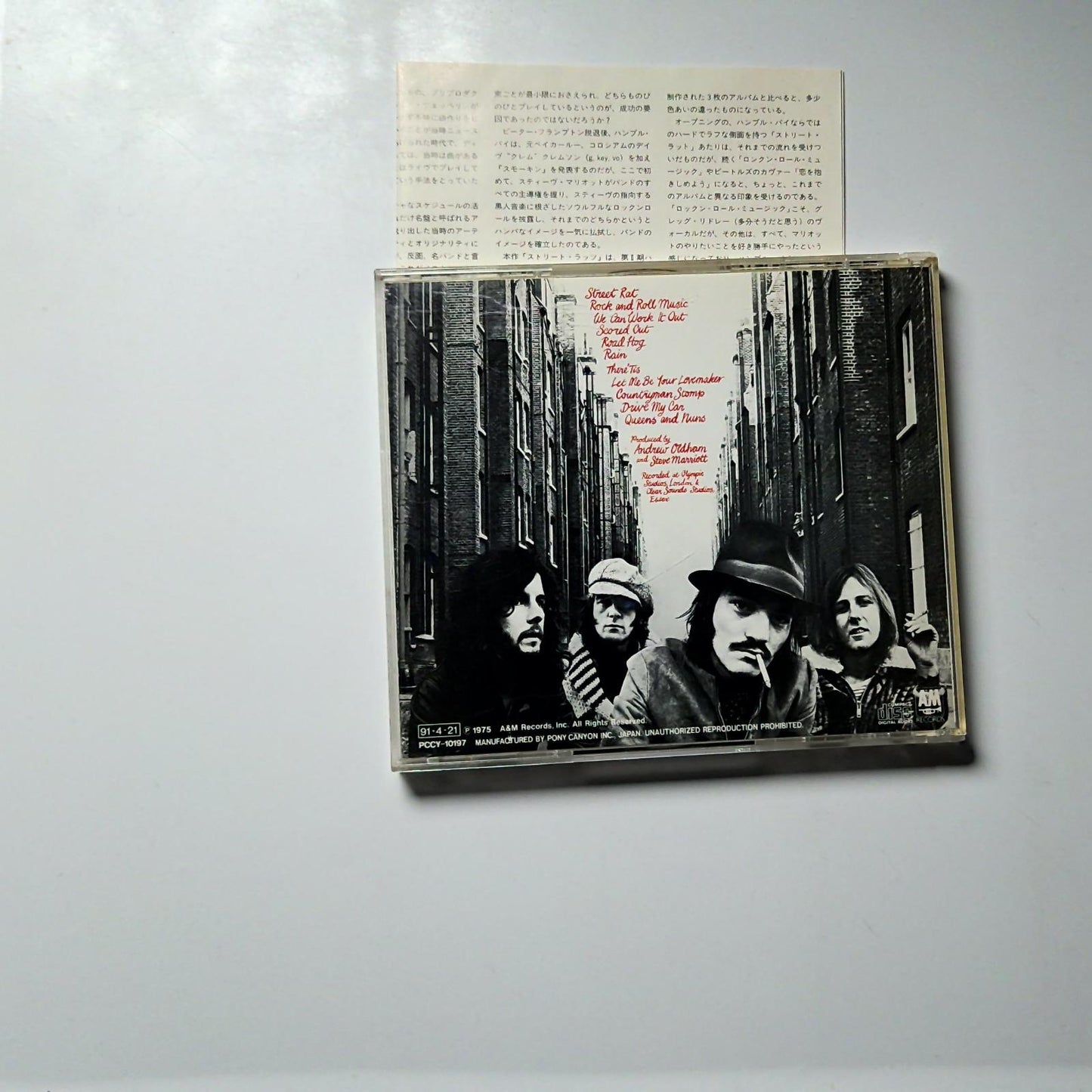 Humble Pie – Street Rats (CD, 1991) Japan PCCY-10197