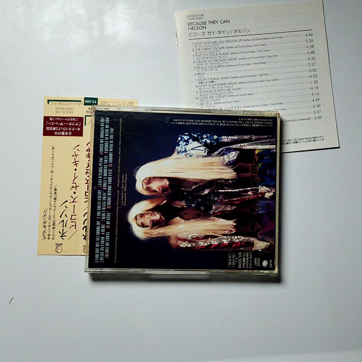 Nelson – Because They Can (CD, 1995) Japan Bonus Track MVCG-176