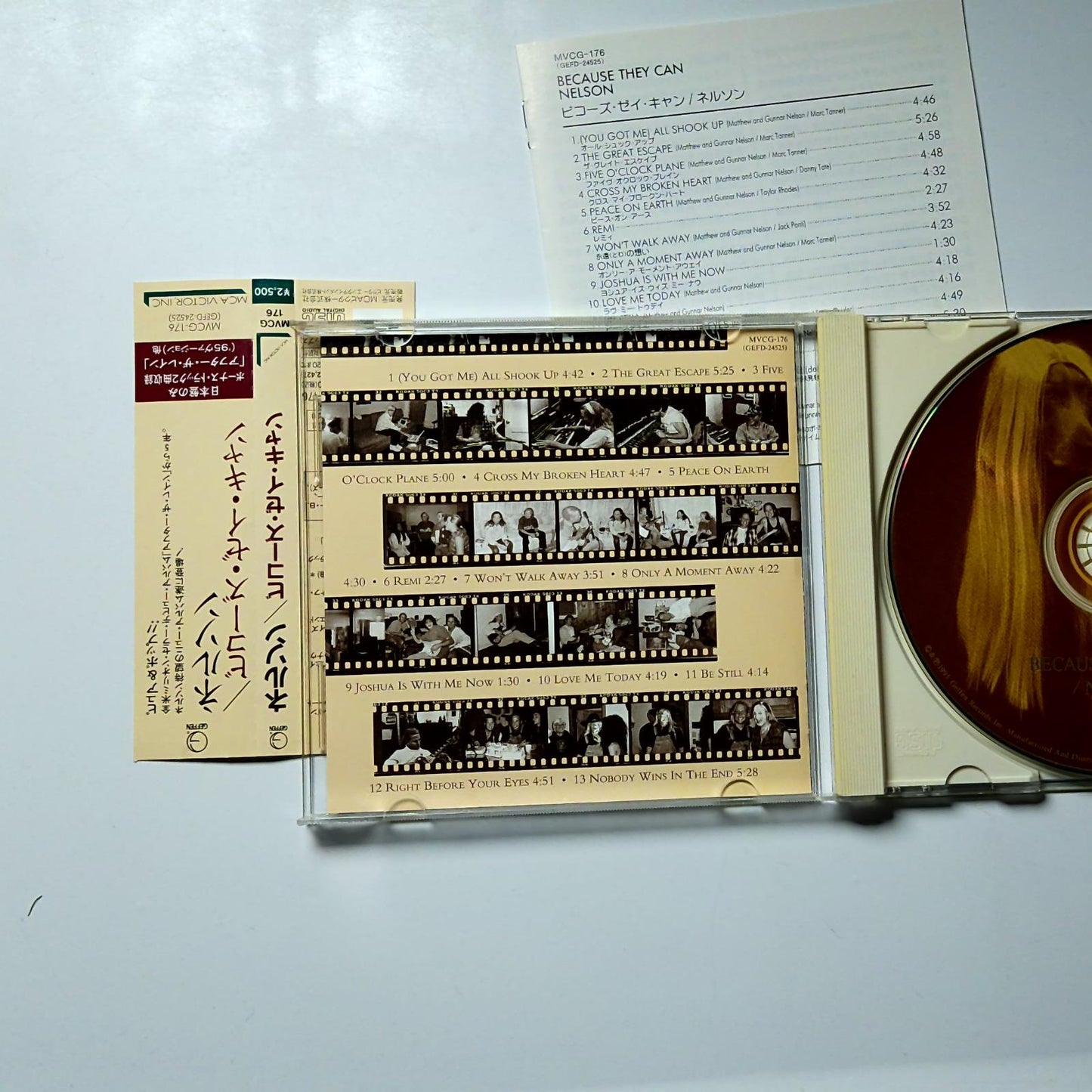 Nelson – Because They Can (CD, 1995) Japan Bonus Track MVCG-176
