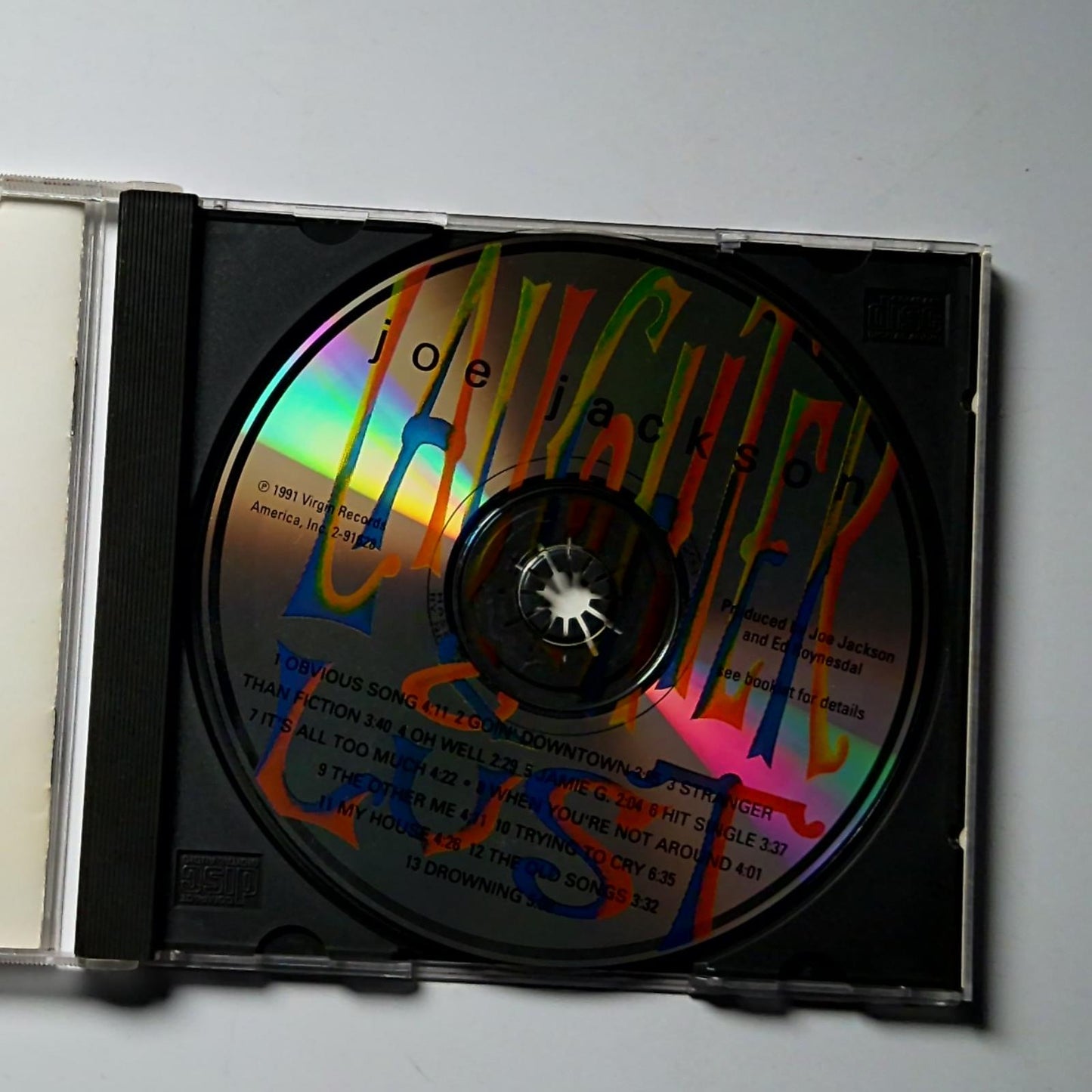 Joe Jackson – Laughter & Lust (CD, 1991) US 2-91628