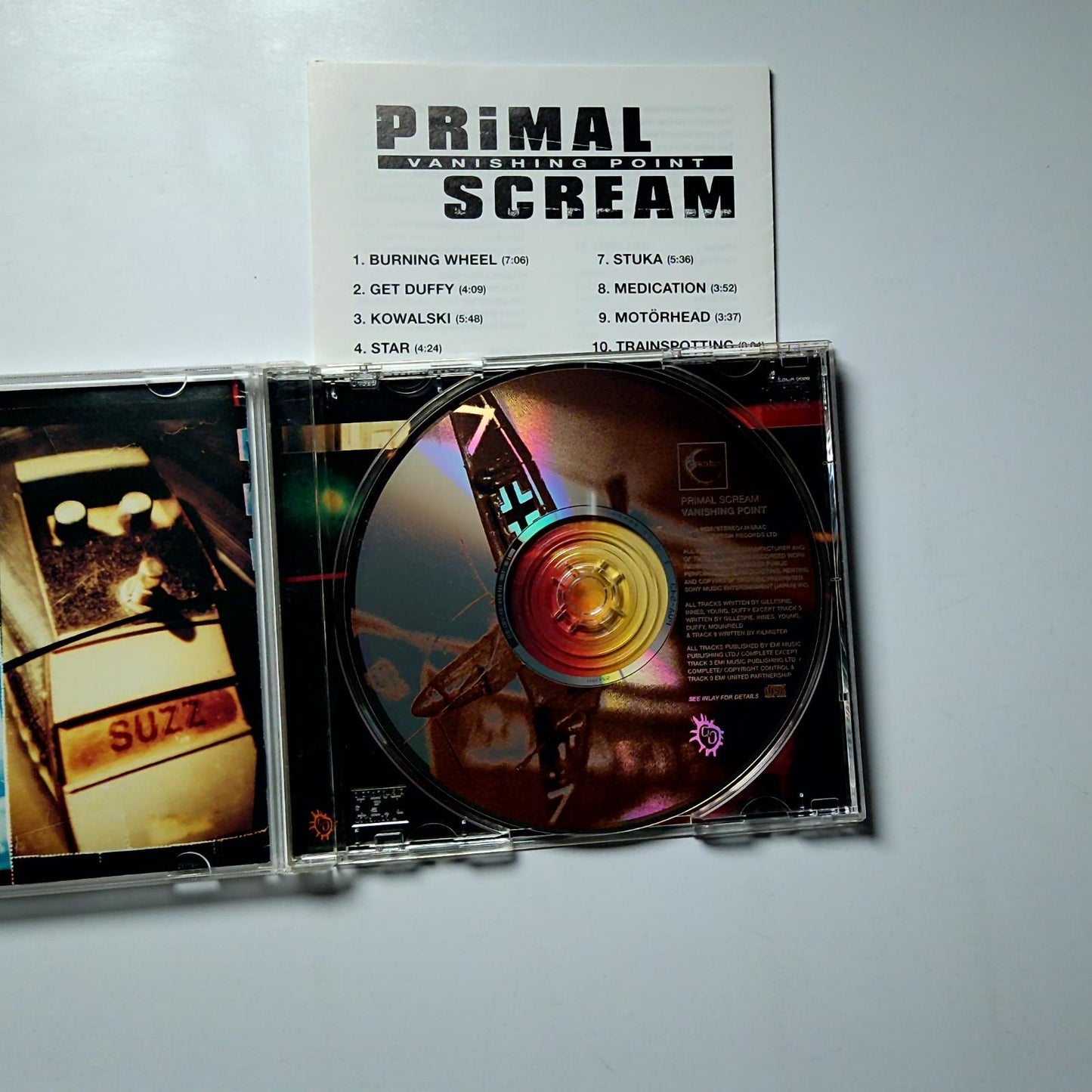 Primal Scream – Vanishing Point (CD, 1997) Japan Bonus Track ESCA 6688