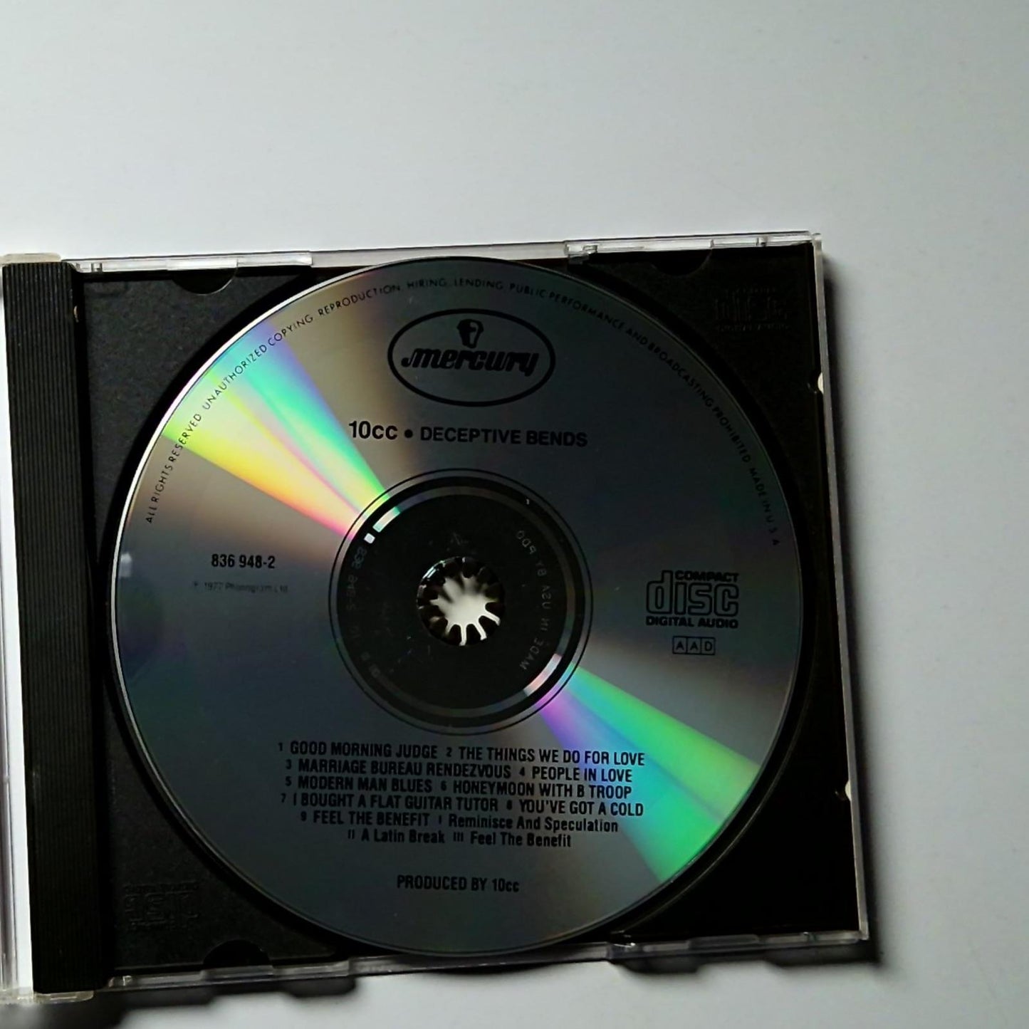 10cc – Deceptive Bends (CD, 1990) US 836 948-2
