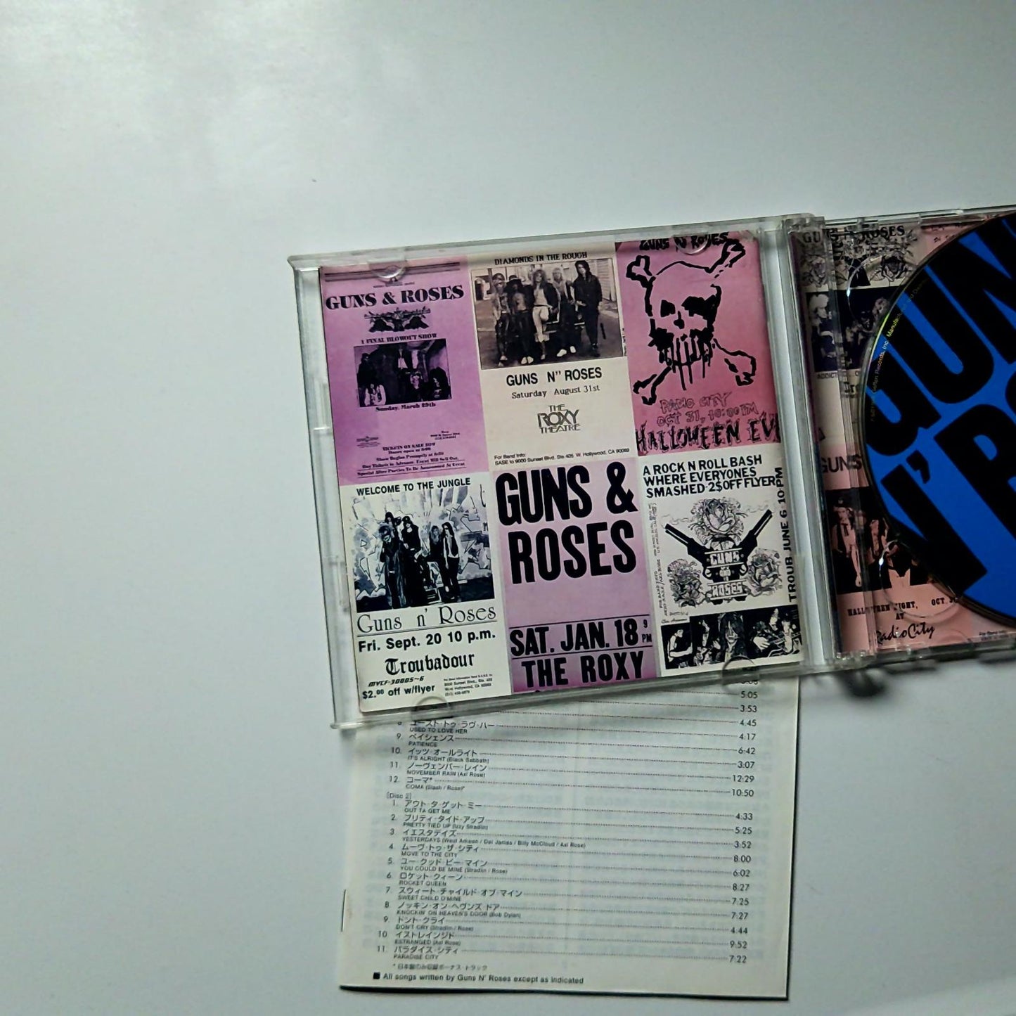 Guns N' Roses – Live Era '87-'93 (CD, 1999) Japan Bonus Track MVCF-30005~6