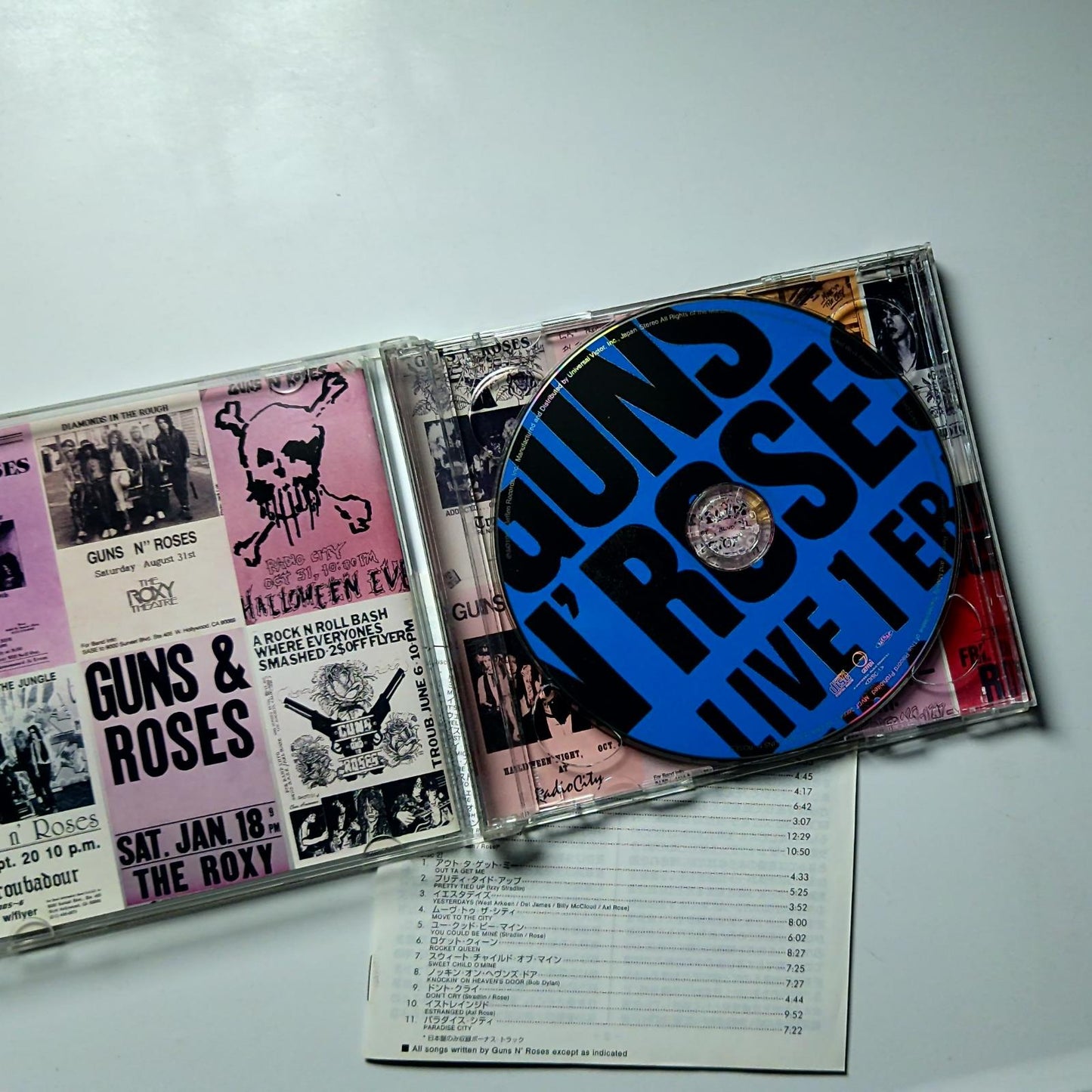 Guns N' Roses – Live Era '87-'93 (CD, 1999) Japan Bonus Track MVCF-30005~6