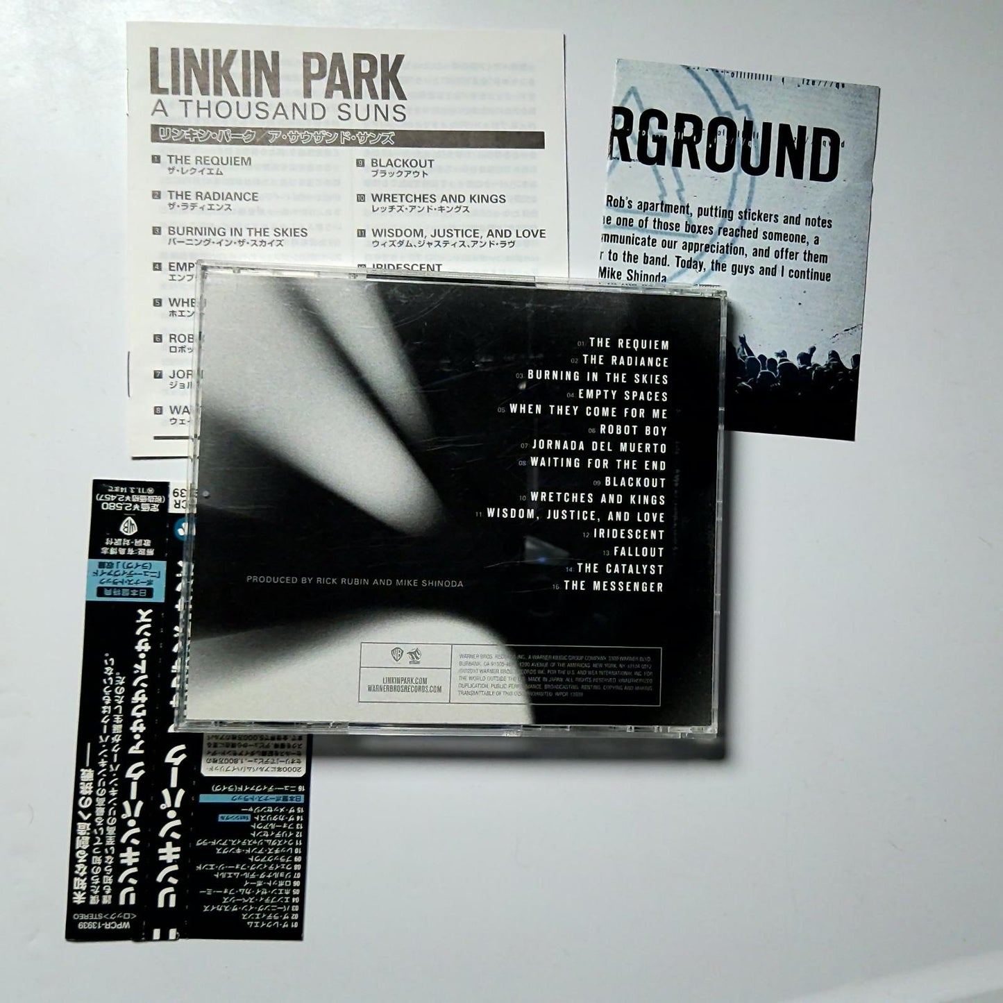 Linkin Park – A Thousand Suns (CD, 2010) Japan obi WPCR-13939