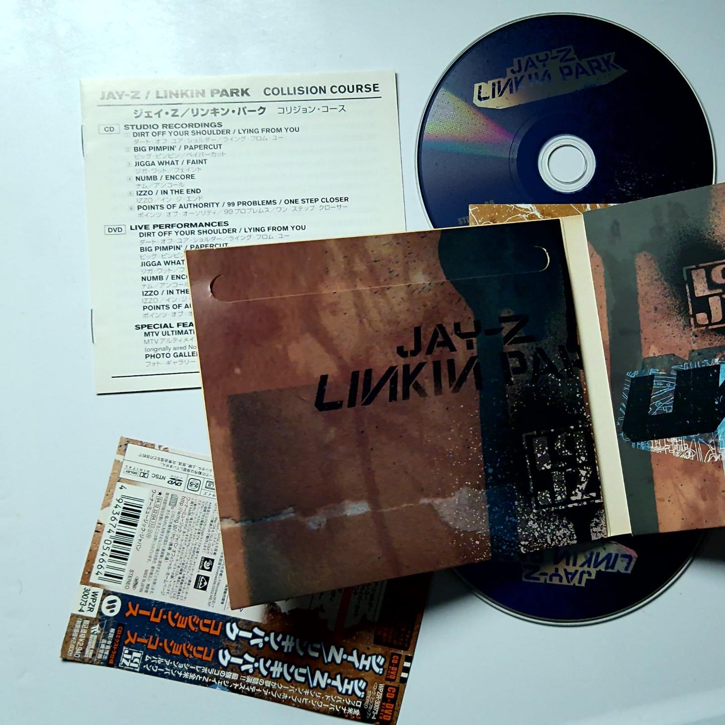 Jay-Z, Linkin Park – Collision Course (CD + DVD, 2004) Japan Obi WPZR-30073/4