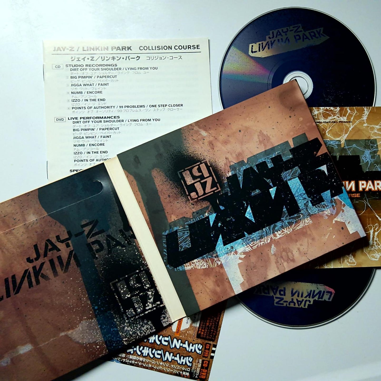 Jay-Z, Linkin Park – Collision Course (CD + DVD, 2004) Japan Obi WPZR-30073/4