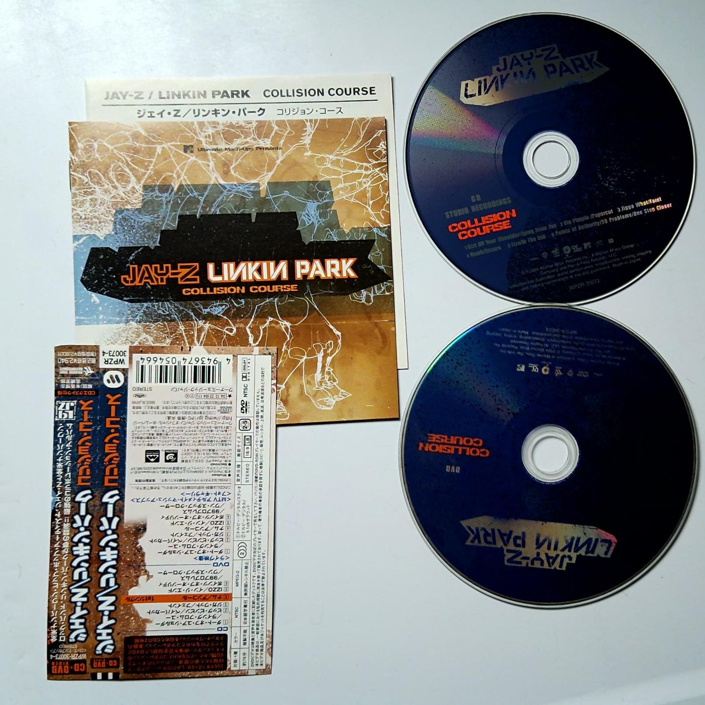 Jay-Z, Linkin Park – Collision Course (CD + DVD, 2004) Japan Obi WPZR-30073/4