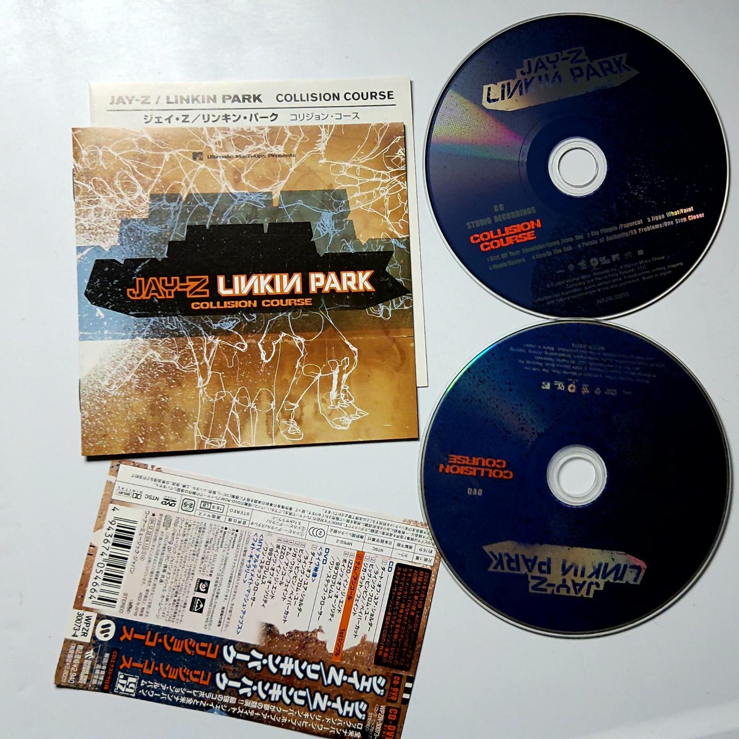 Jay-Z, Linkin Park – Collision Course (CD + DVD, 2004) Japan Obi WPZR-30073/4
