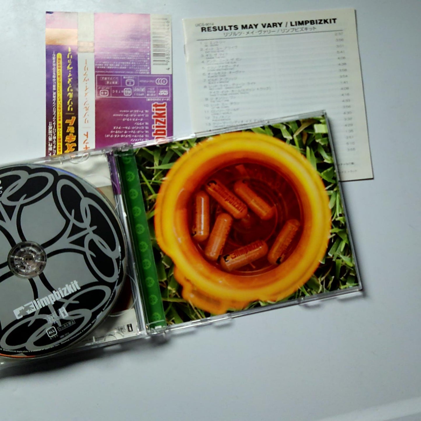 Limp Bizkit – Results May Vary (CD + DVD, 2003) Japan Bonus Track obi UICS-9014