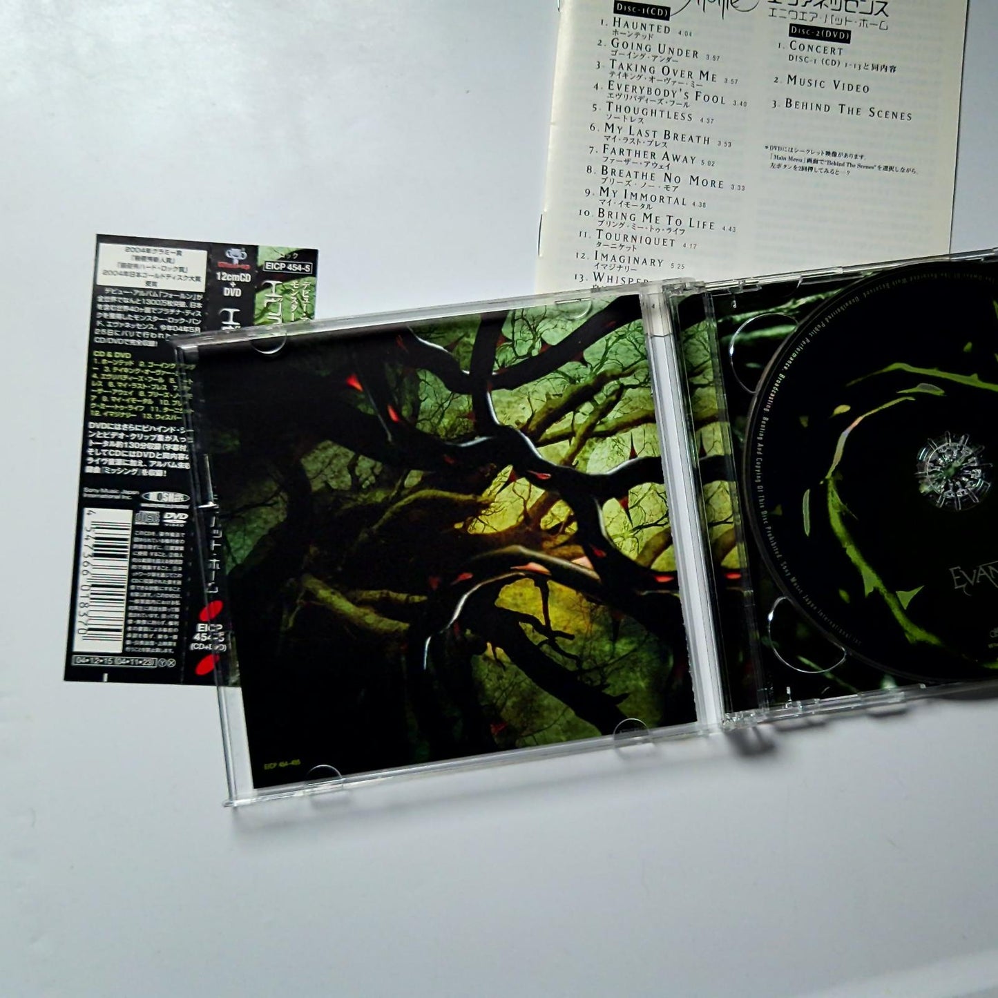 Evanescence – Anywhere But Home (CD + DVD, 2004) Japan EICP-454-5