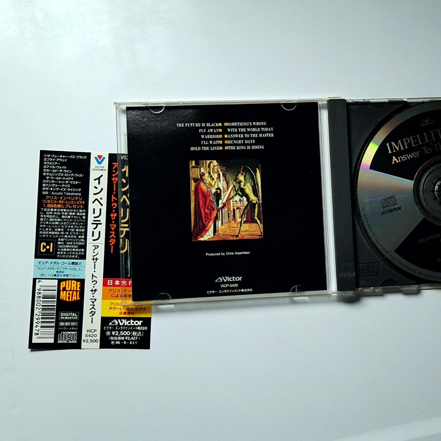 Impellitteri – Answer To The Master (CD, 1994) Japan obi VICP-5420