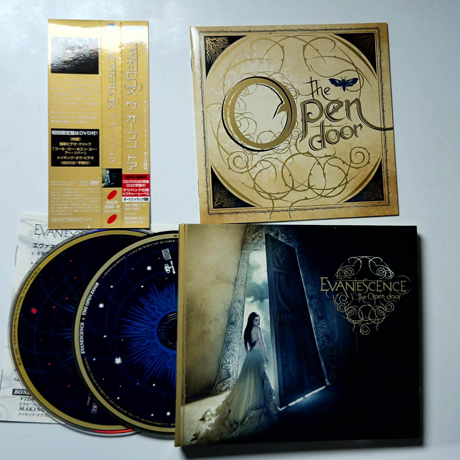 Evanescence The Open Door CD DVD 2006 Japan Obi Digipak EICP 66 evanescence-the-open-door-cd-dvd-2006-japan-obi-digipak-eicp-66