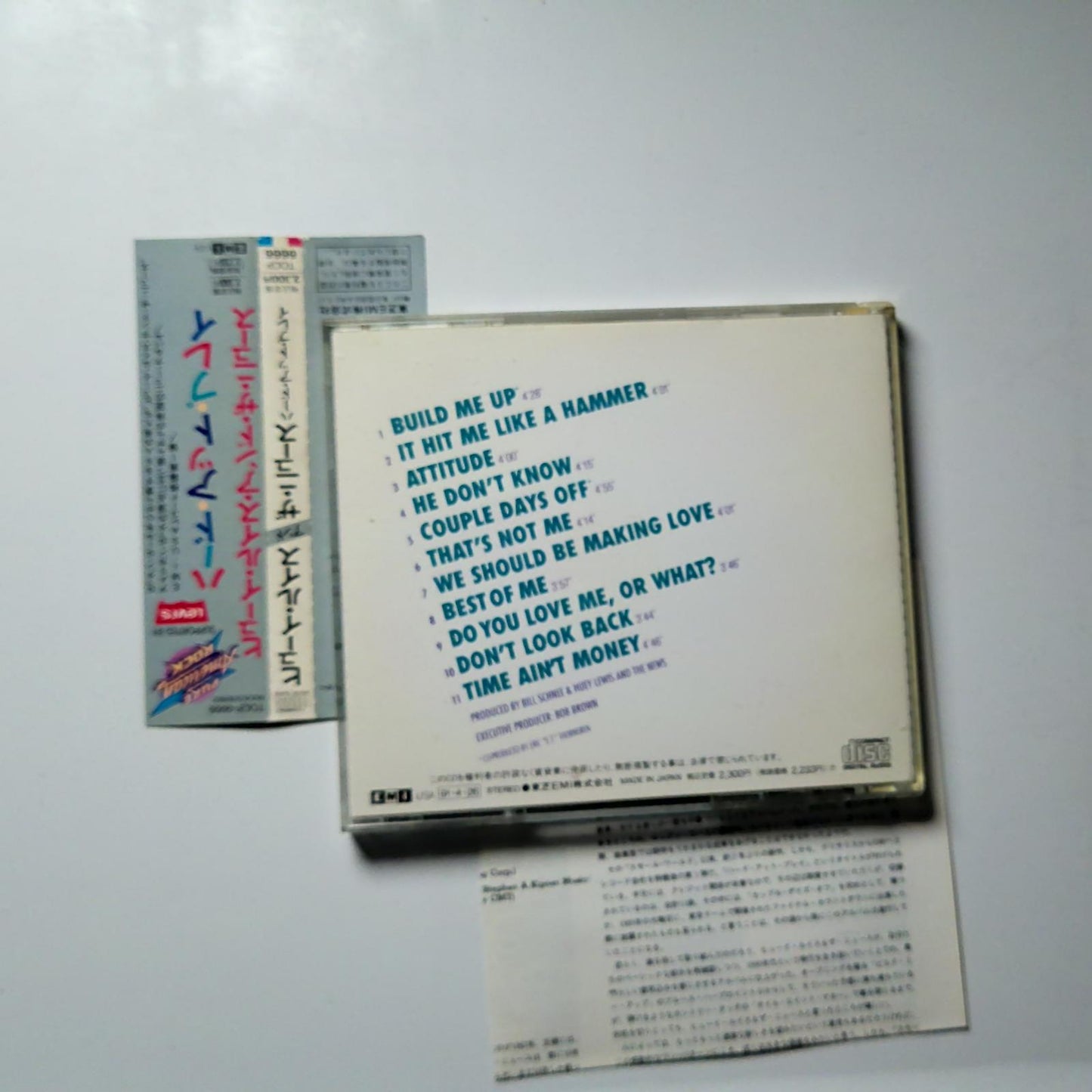 Huey Lewis & The News – Hard At Play (CD, 1991) Japan obi TOCP-6666