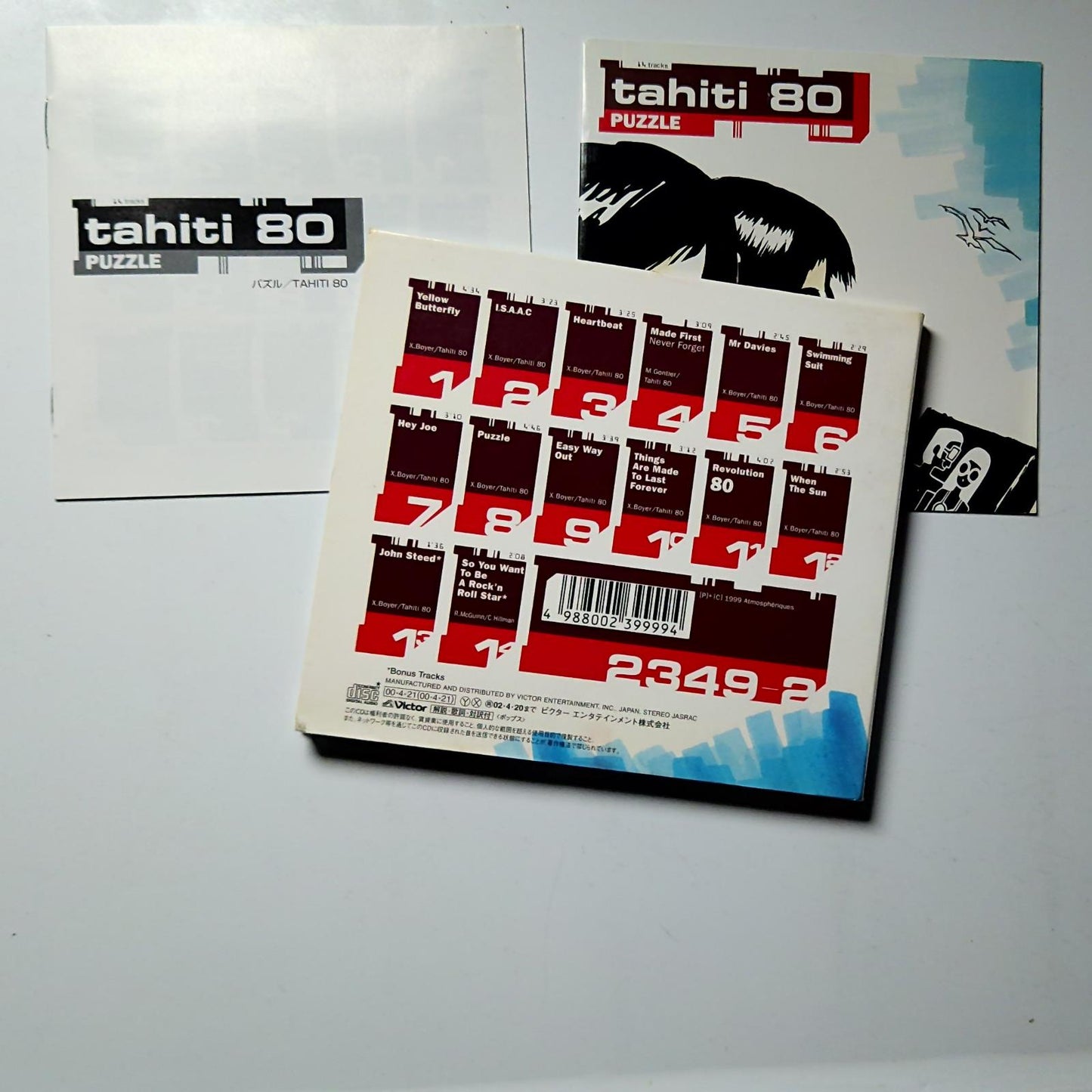 Tahiti 80 – Puzzle (CD, 2000) Japan Bonus Track VICP-61032