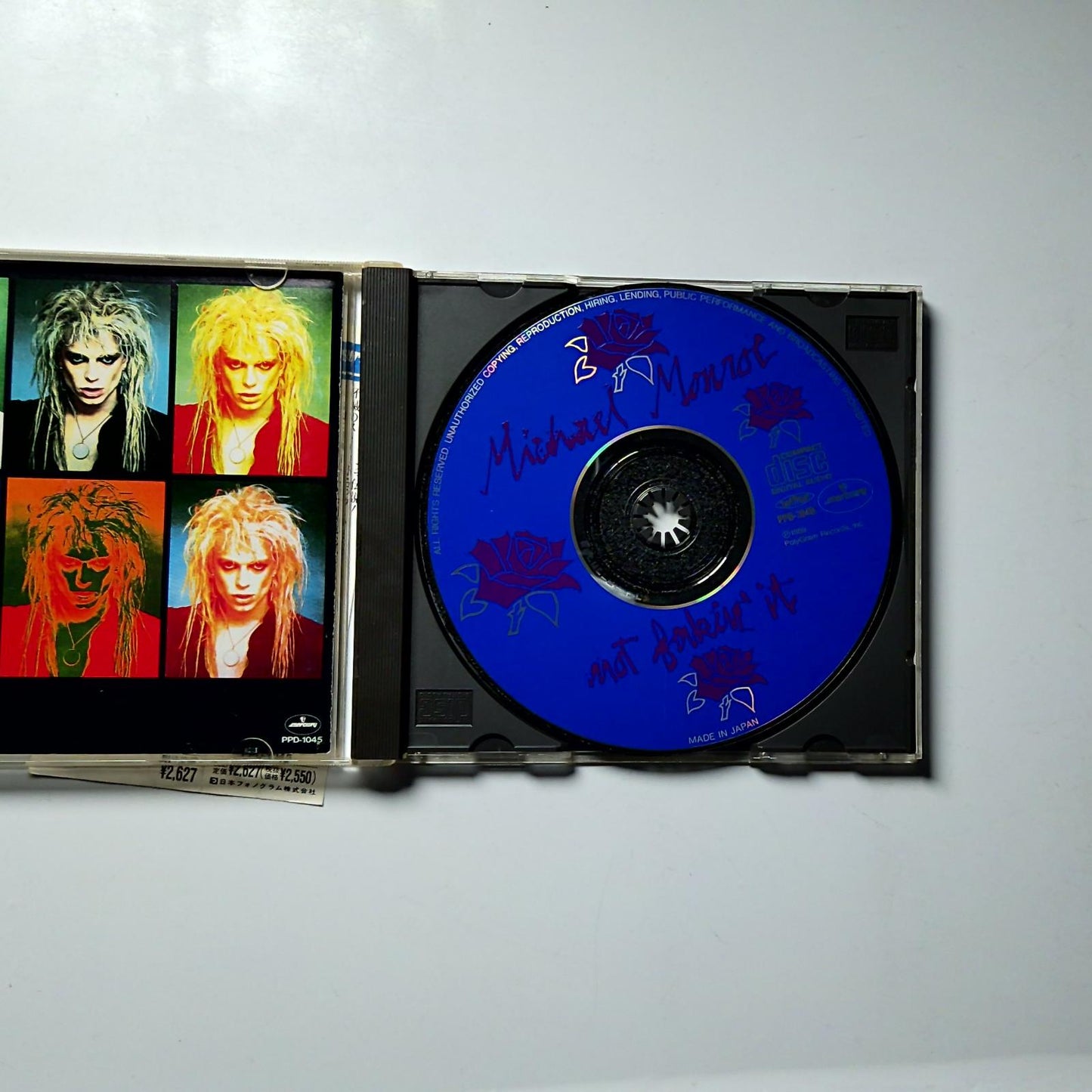 Michael Monroe – Not Fakin' It (CD, 1989) Japan obi PPD-1045
