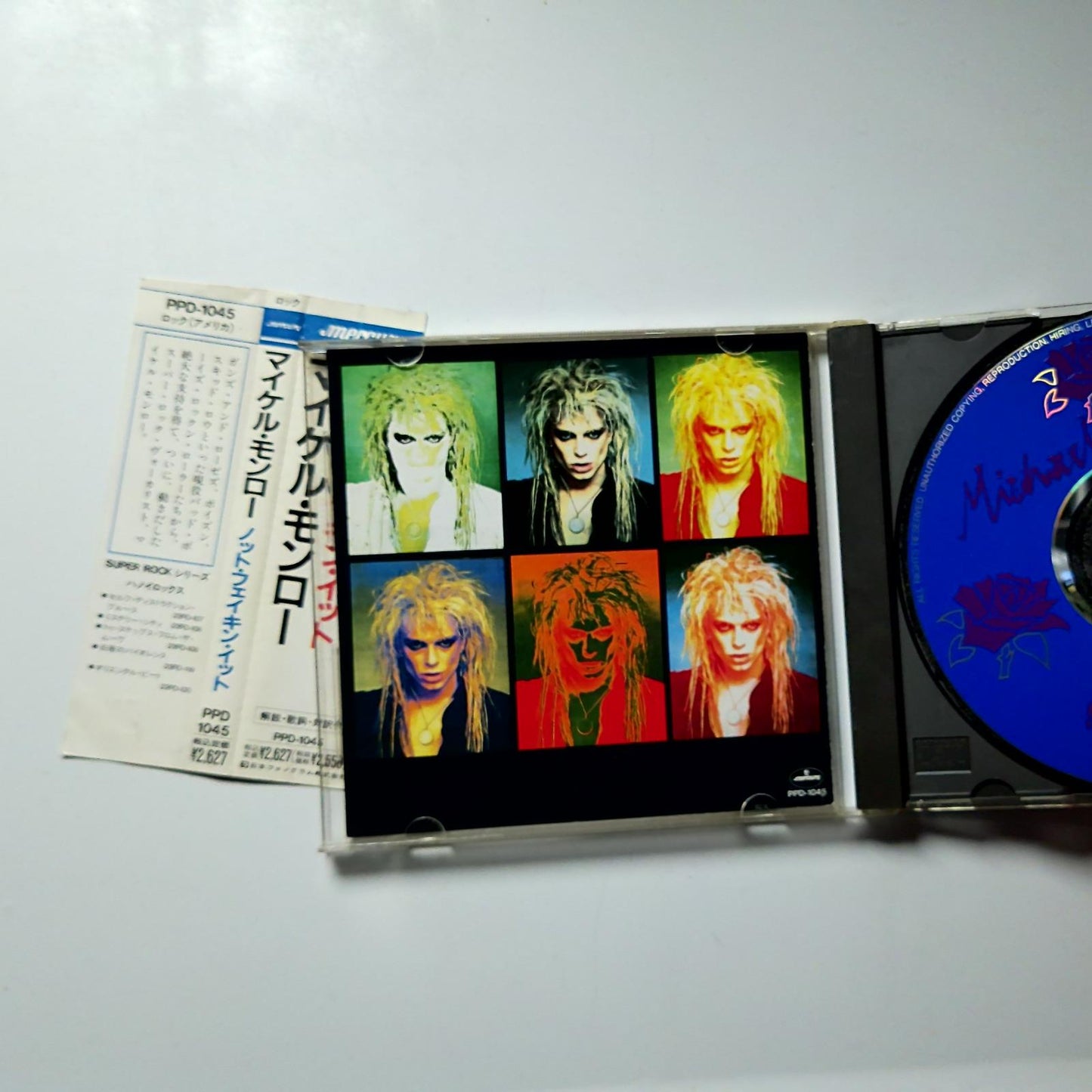 Michael Monroe – Not Fakin' It (CD, 1989) Japan obi PPD-1045