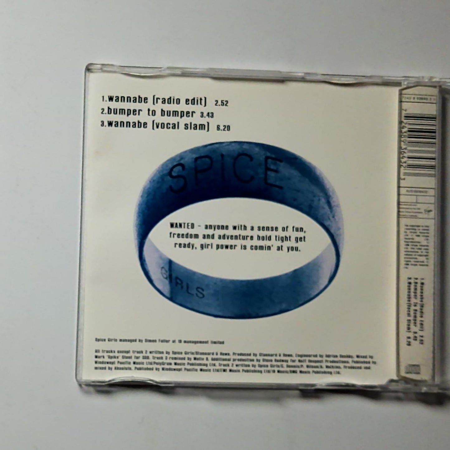 Spice Girls – Wannabe (CD, 1996) Australia 8936432