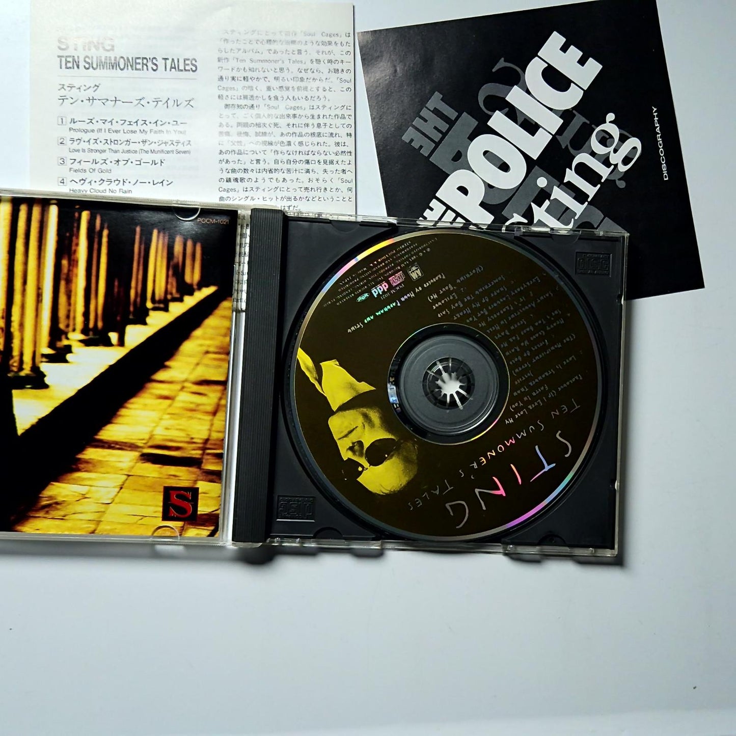 Sting – Ten Summoner's Tales (CD, 1993) Japan POCM-1021