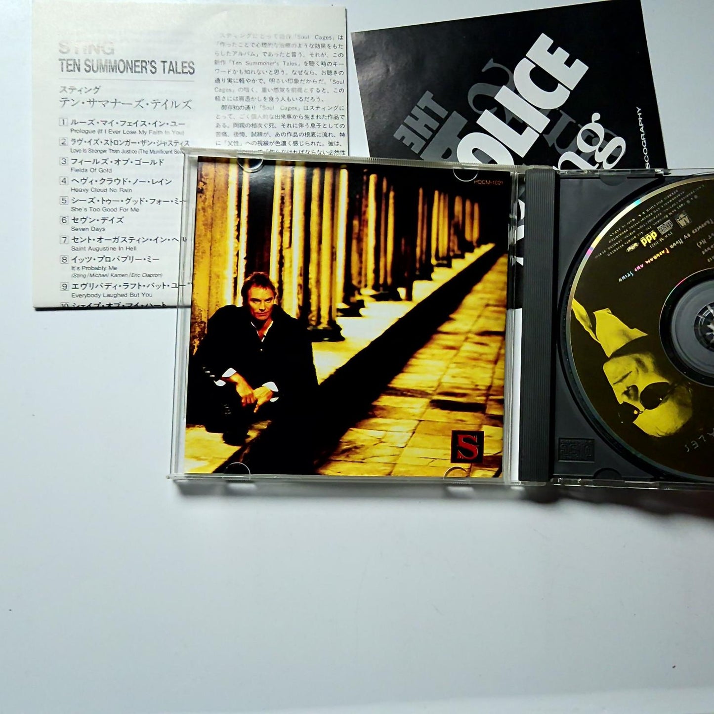 Sting – Ten Summoner's Tales (CD, 1993) Japan POCM-1021