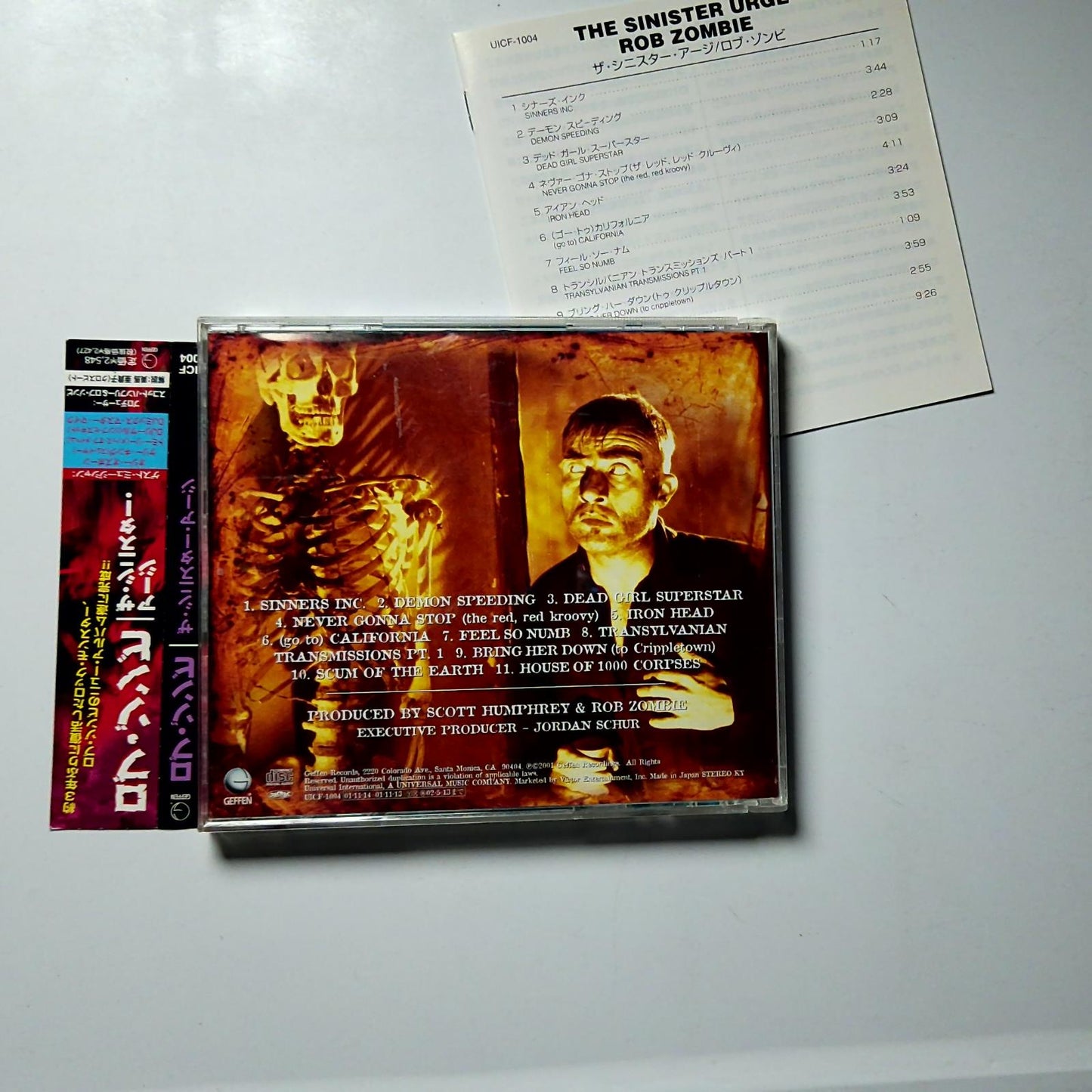 Rob Zombie – The Sinister Urge (CD, 2001) Japan obi UICF-1004