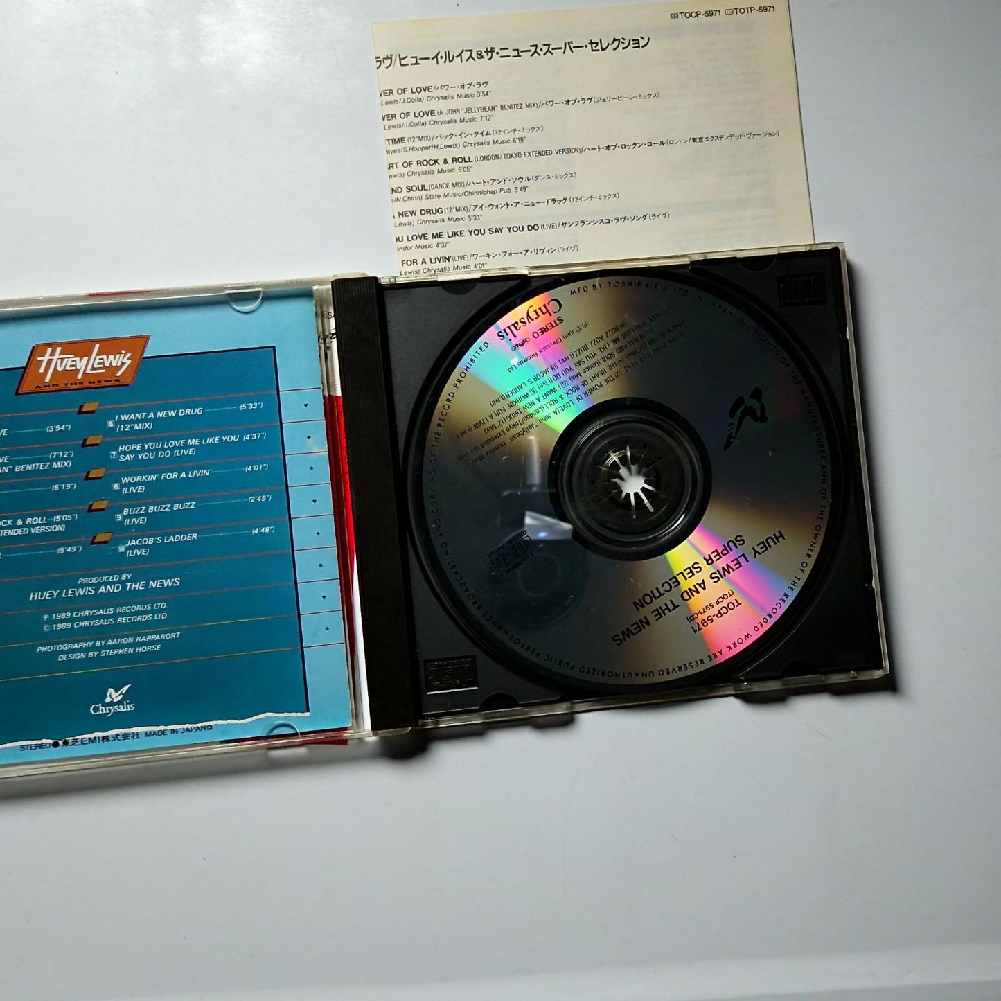Huey Lewis & The News – Super Selections (CD, 1989) Japan TOCP-5971