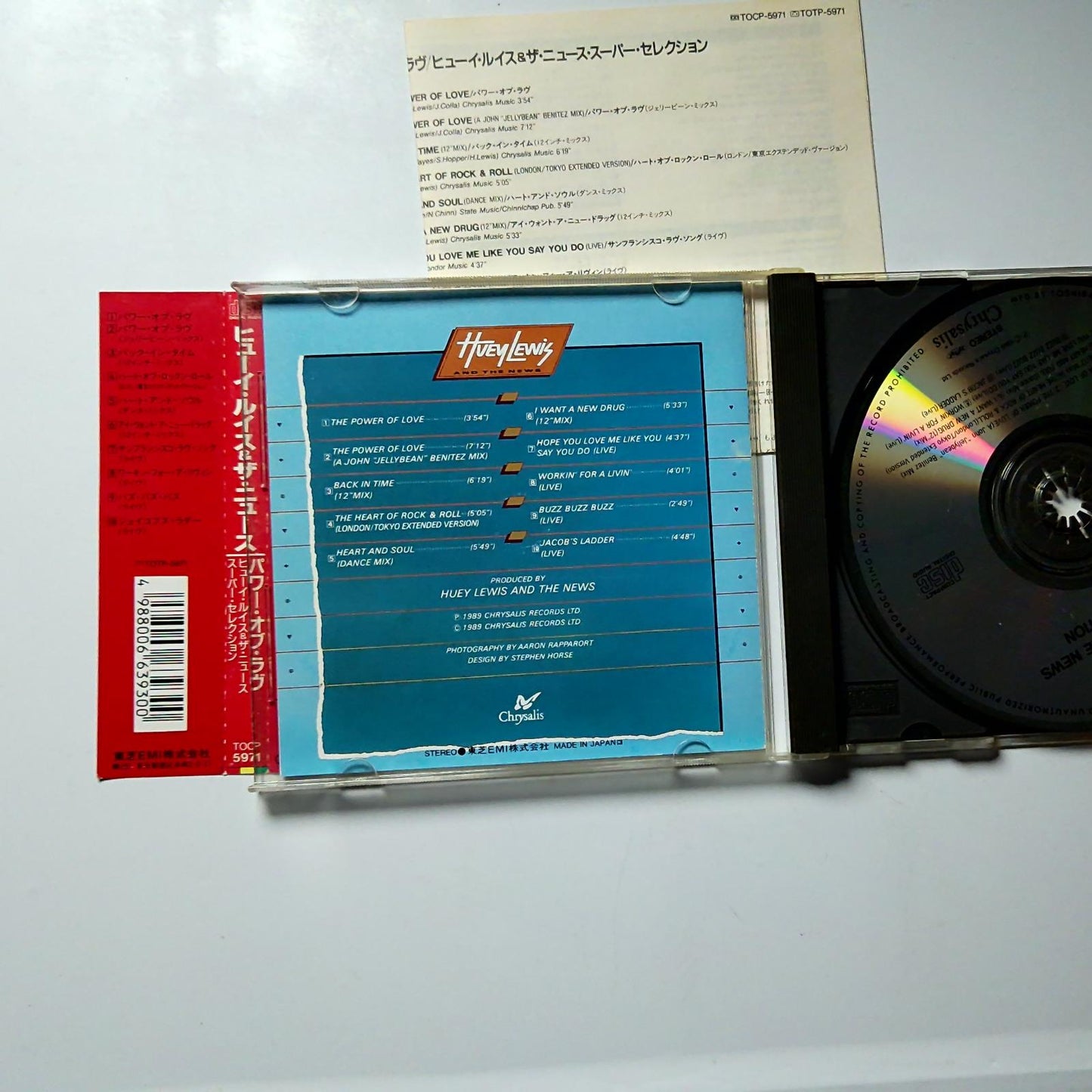 Huey Lewis & The News – Super Selections (CD, 1989) Japan TOCP-5971