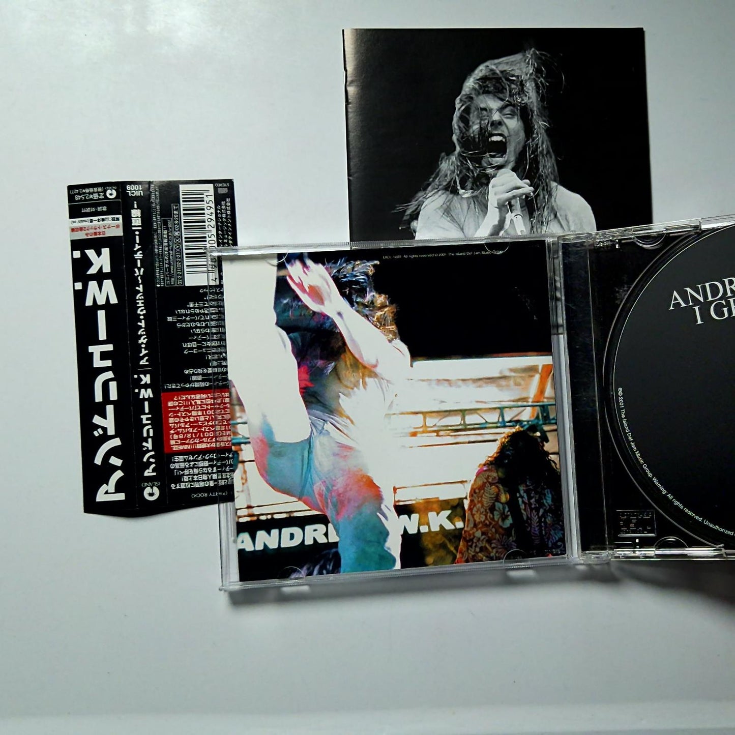 Andrew W.K. – I Get Wet (CD, 2002) Japan obi UICL-1009