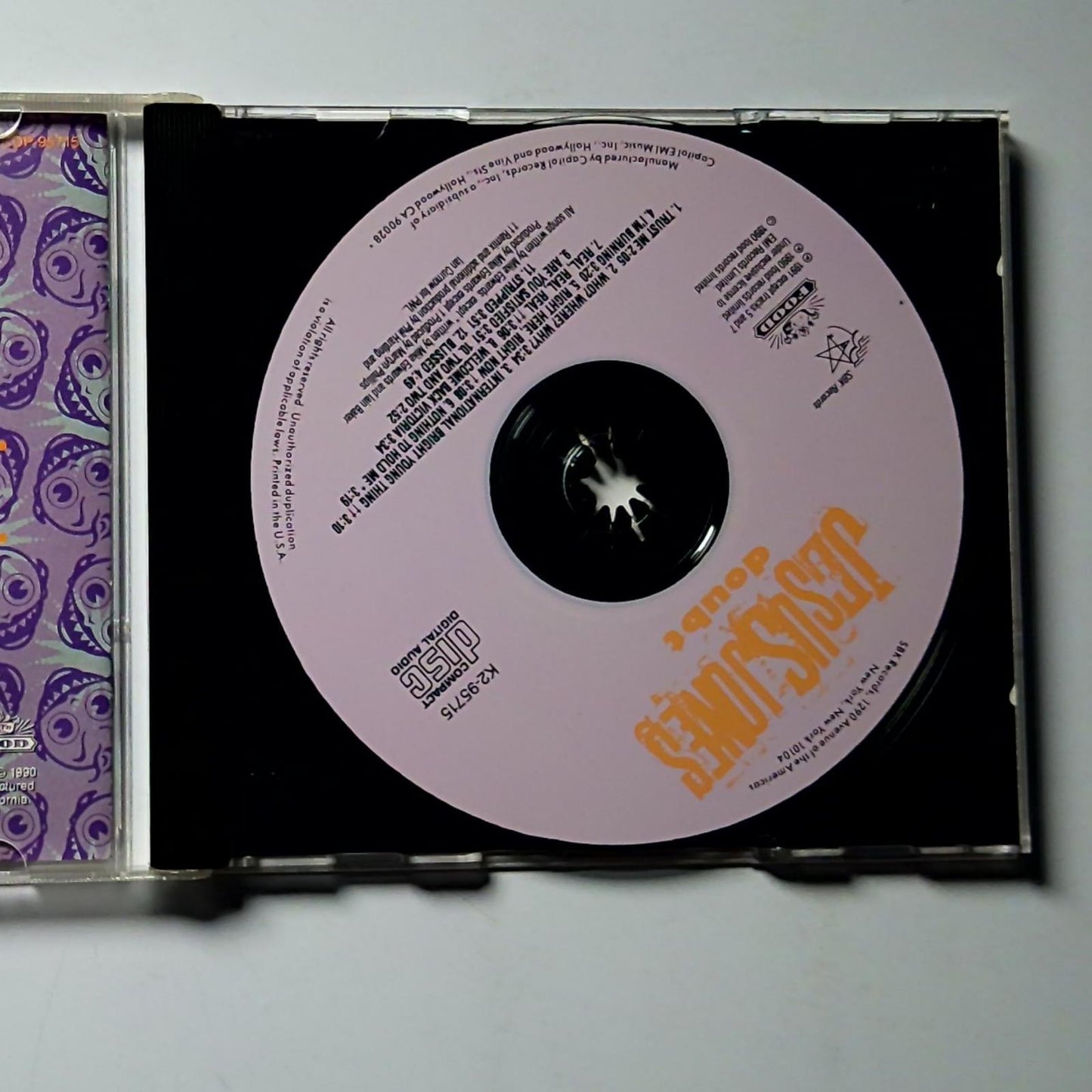 Jesus Jones – Doubt (CD, 1991) US CDP-95715