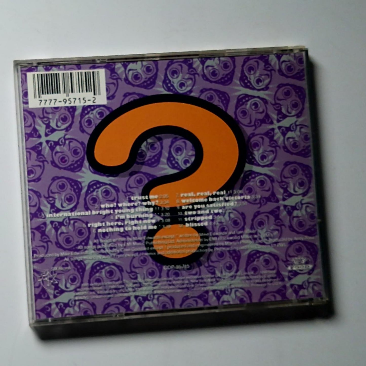 Jesus Jones – Doubt (CD, 1991) US CDP-95715
