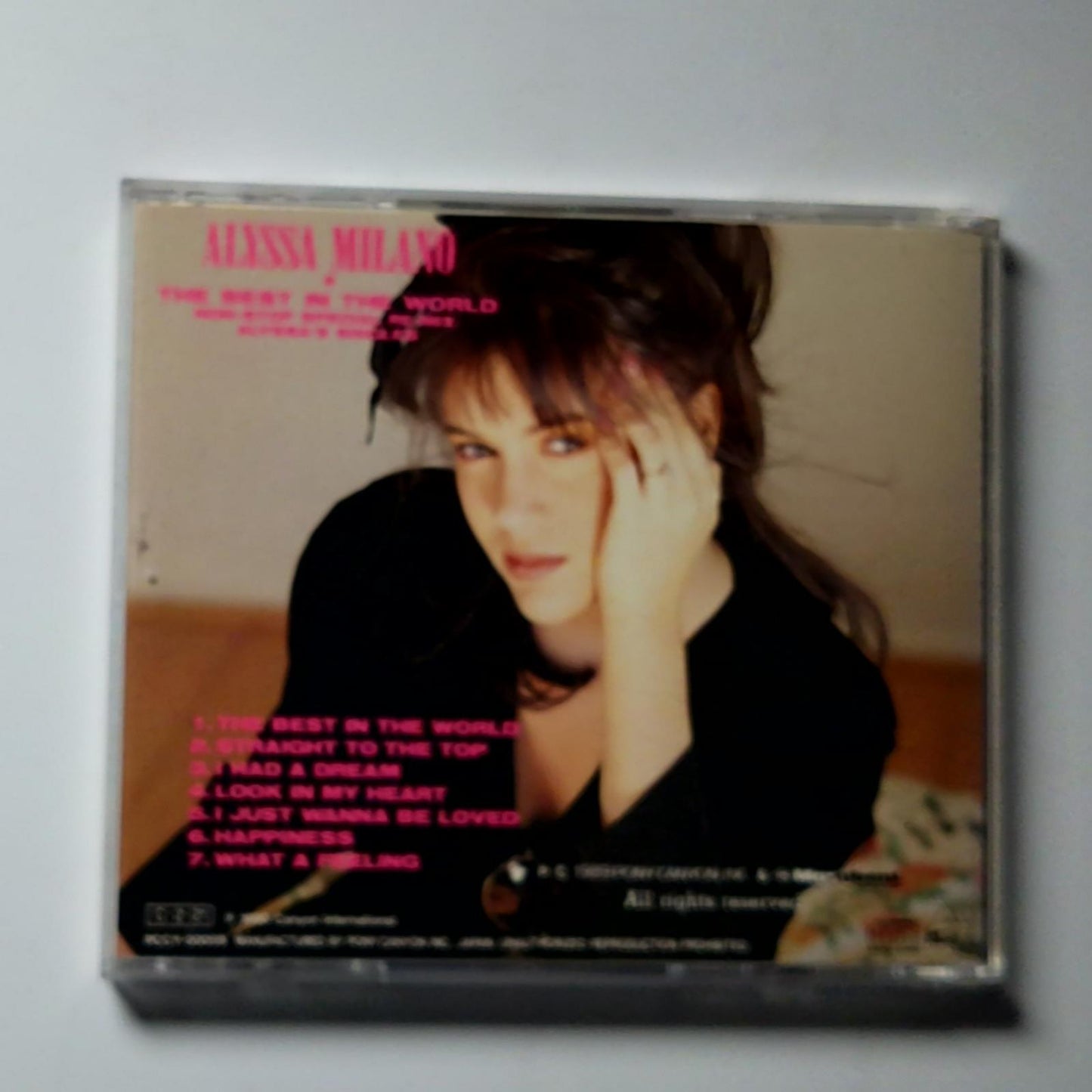 Alyssa Milano – The Best In The World (CD, 1990) Japan PCCY-00059
