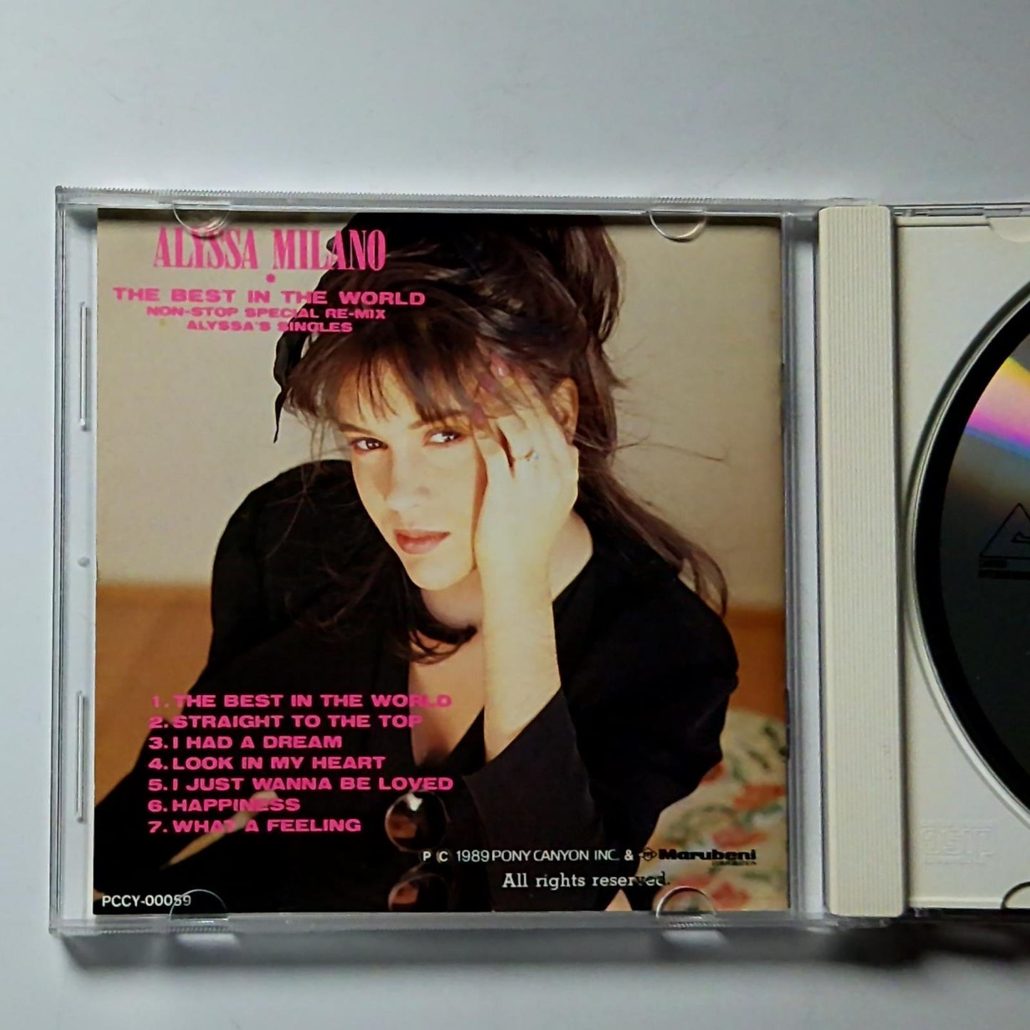Alyssa Milano – The Best In The World (CD, 1990) Japan PCCY-00059