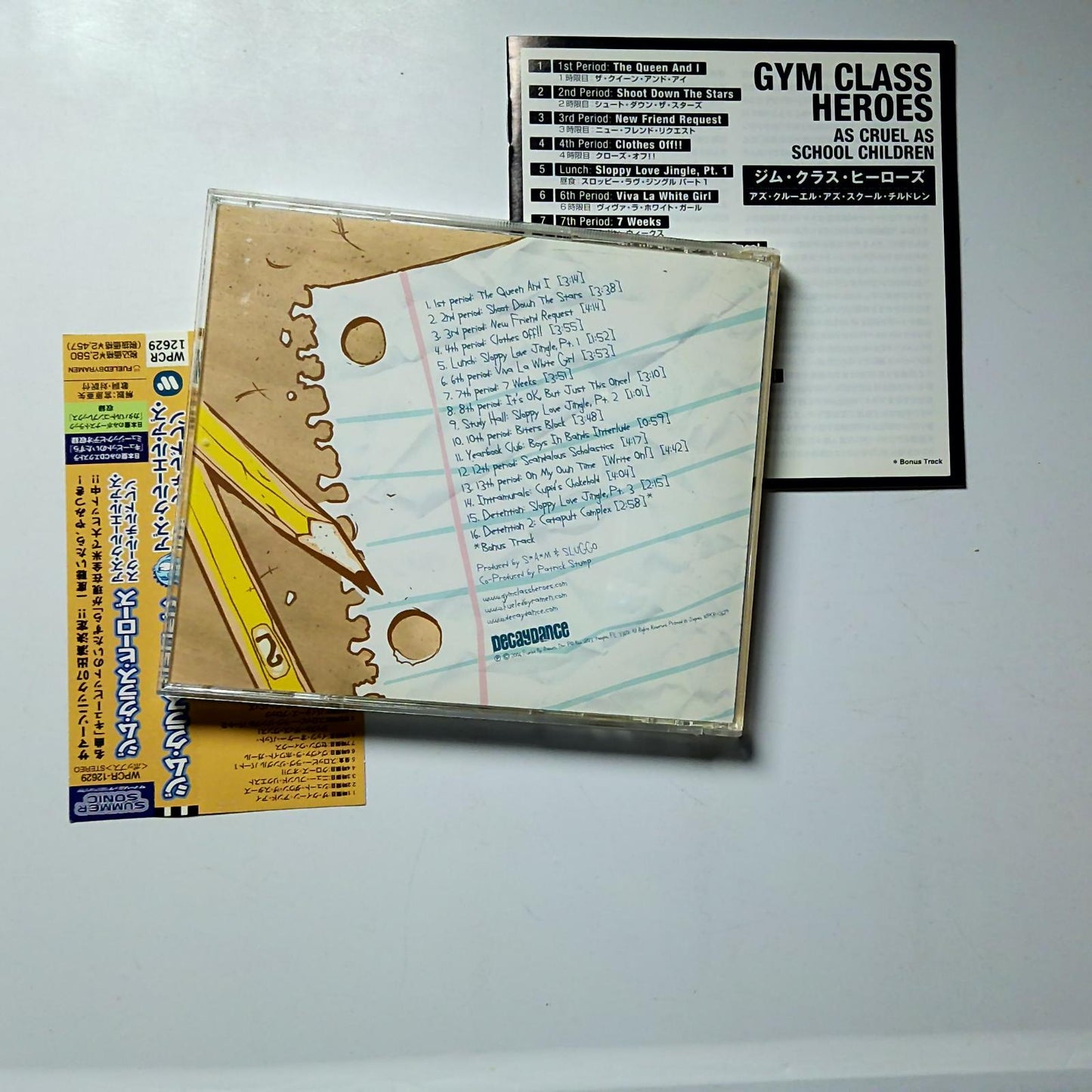 Gym Class Heroes – As Cruel As School Children (CD, 2006) Japan obi WPCR-12629