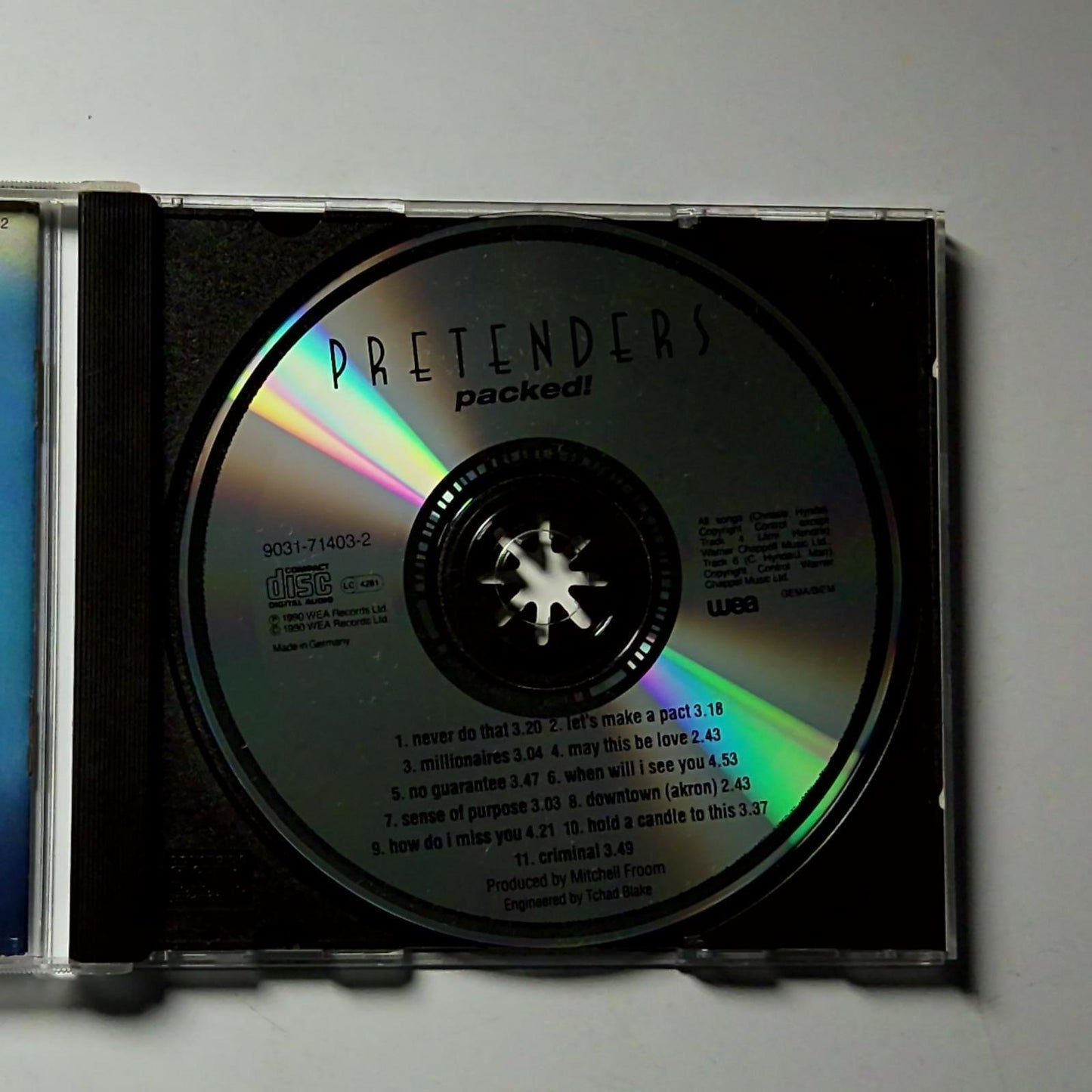 The Pretenders – Packed! (CD, 1990) Europe 9031-71403-2