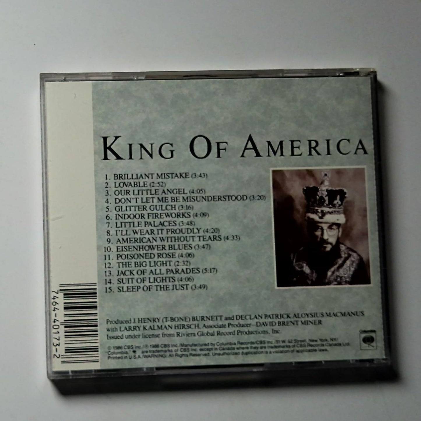 The Costello Show, The Attractions, The Confederates – King Of America (CD 1986)